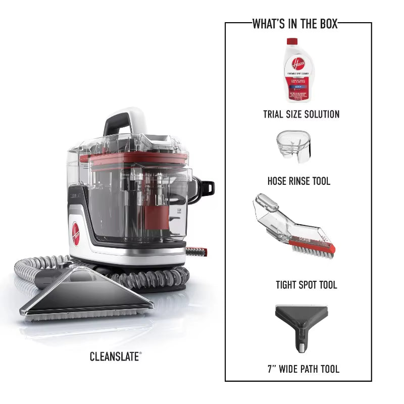 Hoover Cleanslate Portable Carpet and Upholstery Pet Spot Cleaner, FH14010