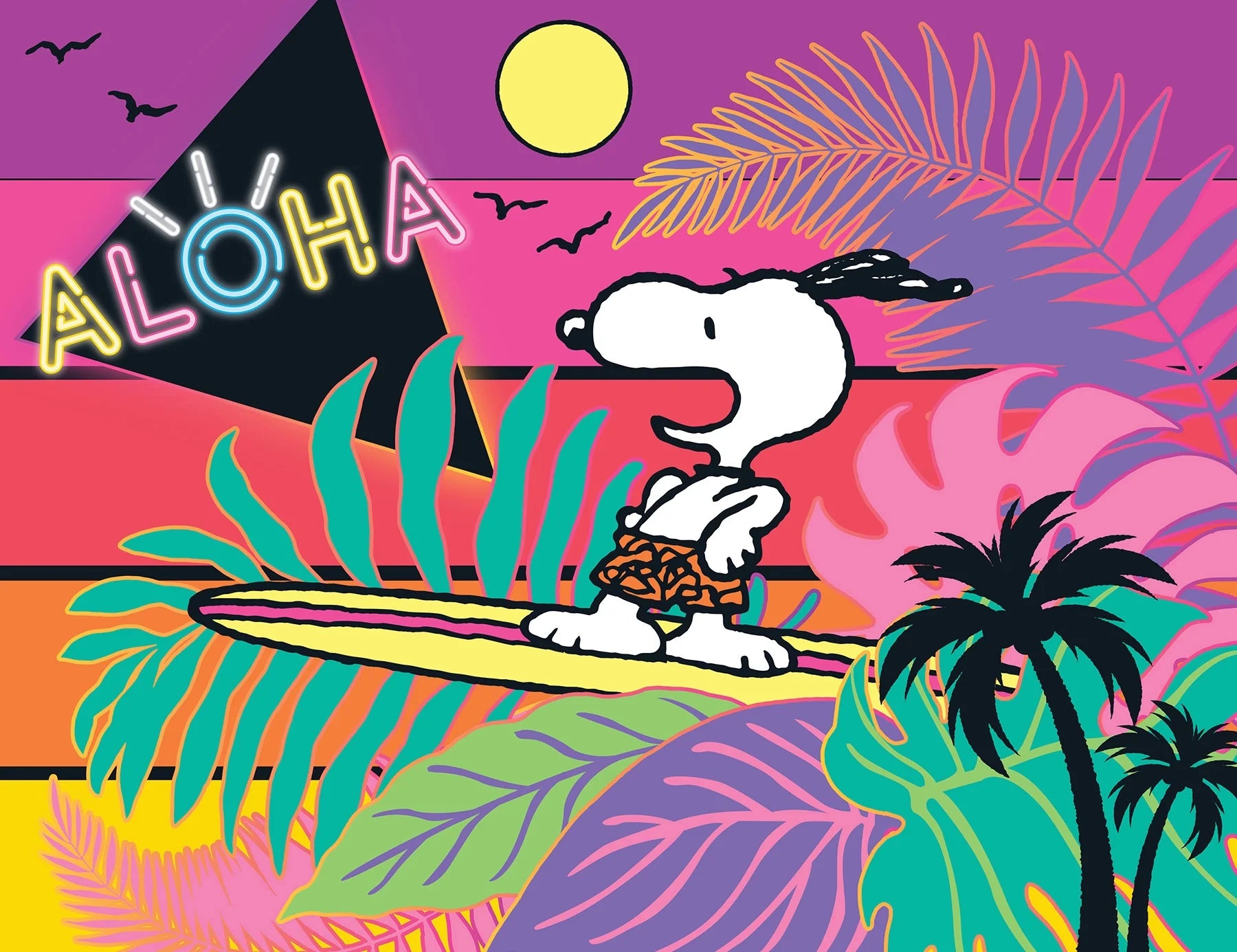Peanuts 100-Piece Aloha Jigsaw Puzzle