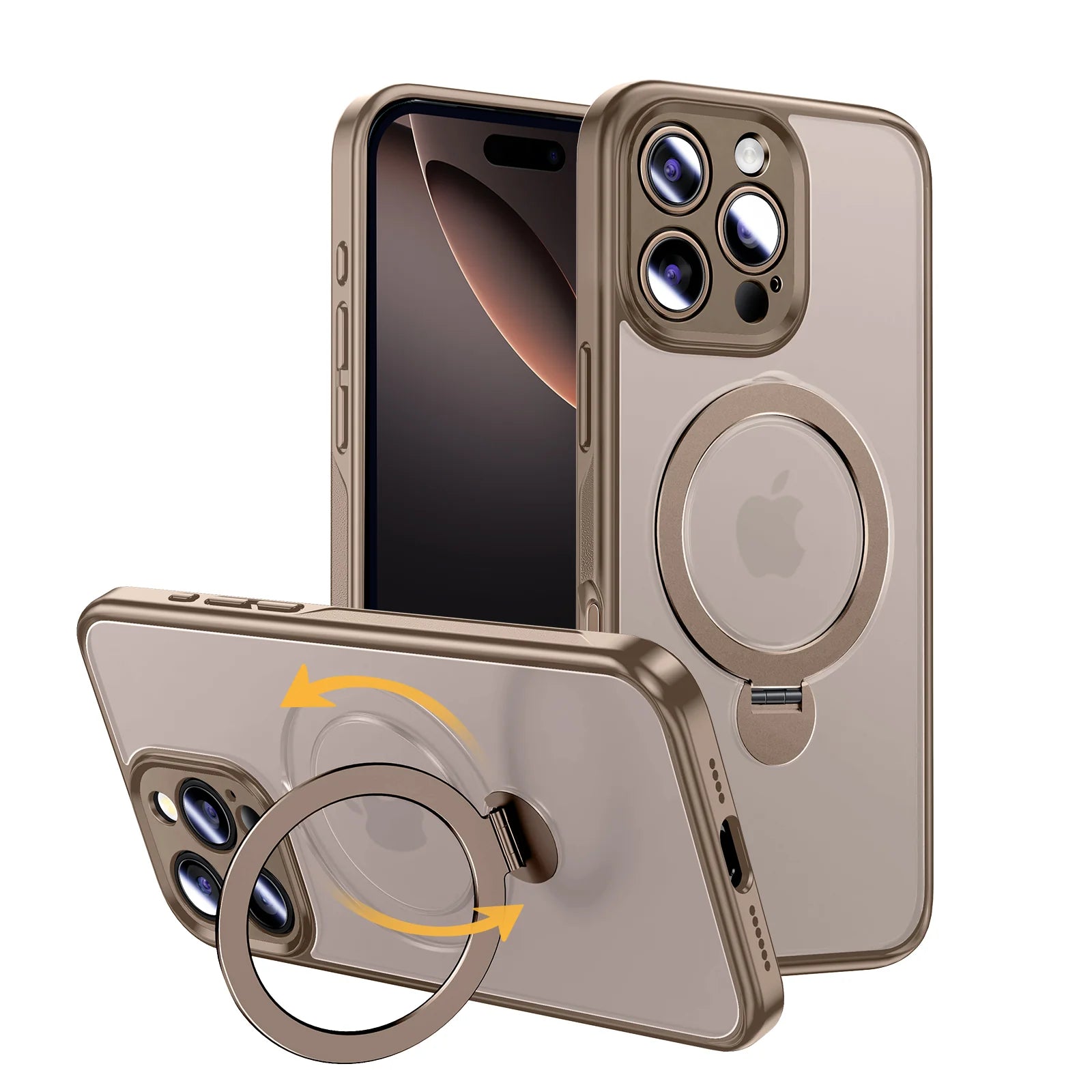 360° Invisible Magnetic Stand Phone Case