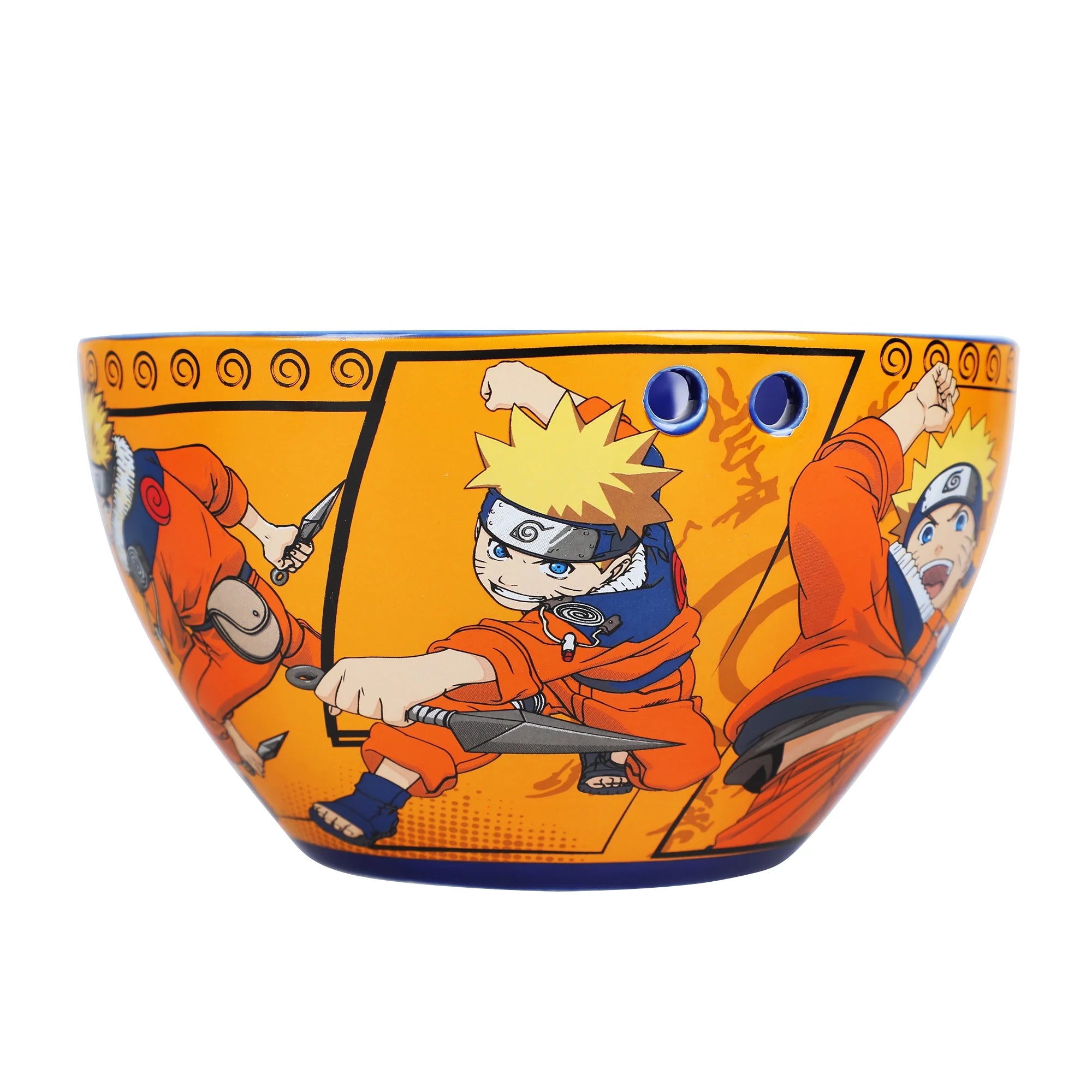Naruto Ceramic Ramen Bowl and Plastic Chopsticks Set