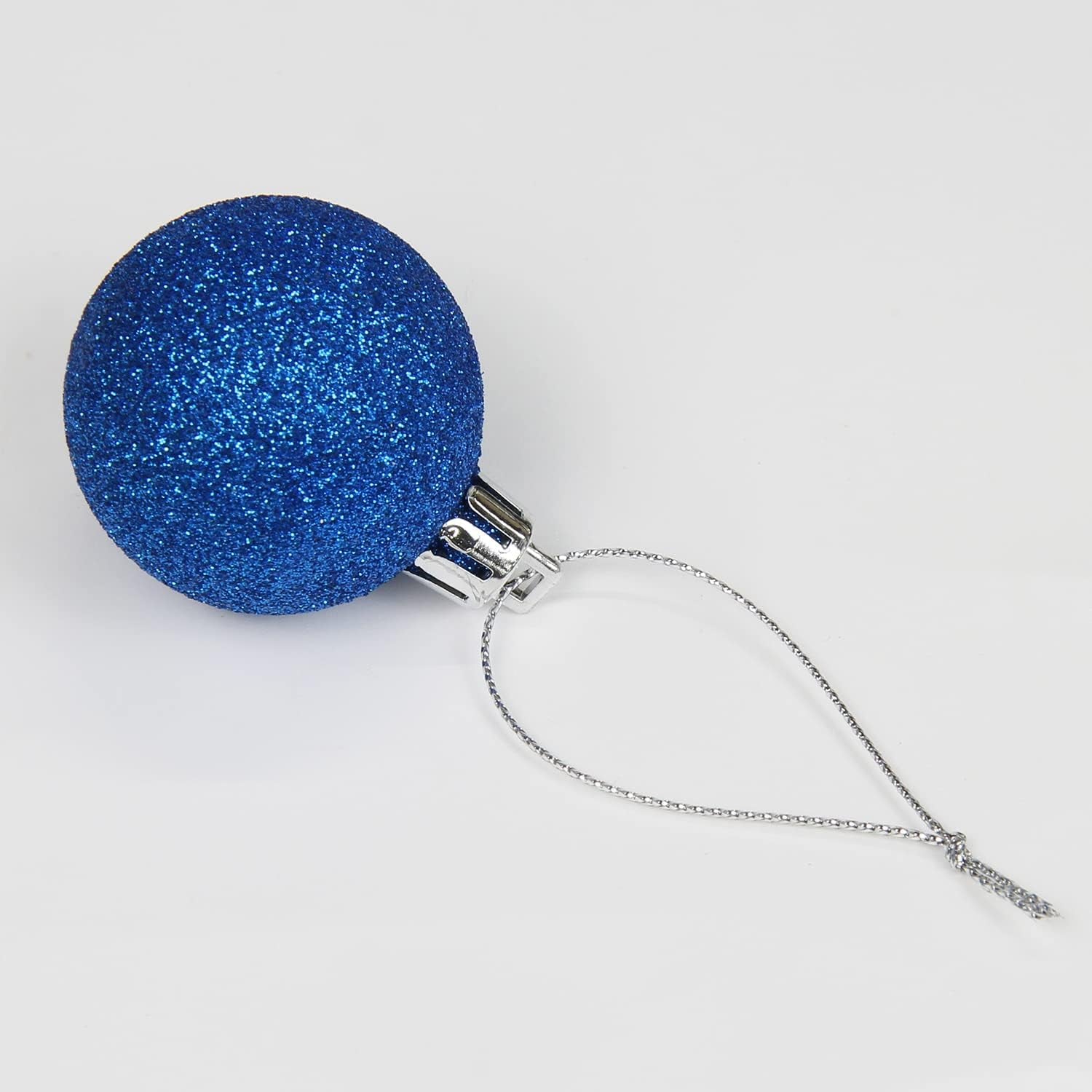 1.57" Christmas Ball Ornaments Shatterproof Navy Blue Christmas Ornaments Set 40 Pcs Blue Ornament for Xmas Tree Halloween Holiday Wedding Party Decoration
