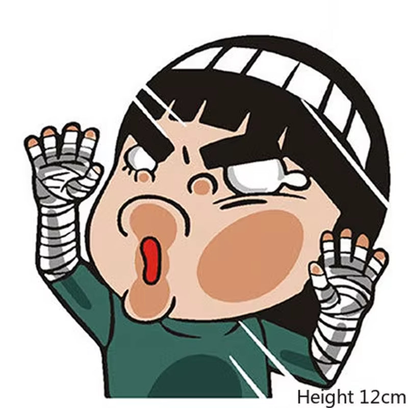 Anime Naruto Stickers Funny Sasuke Peek Window Stickers Laptop Decals Waterproof Car Stickers Personality Anime Stickers