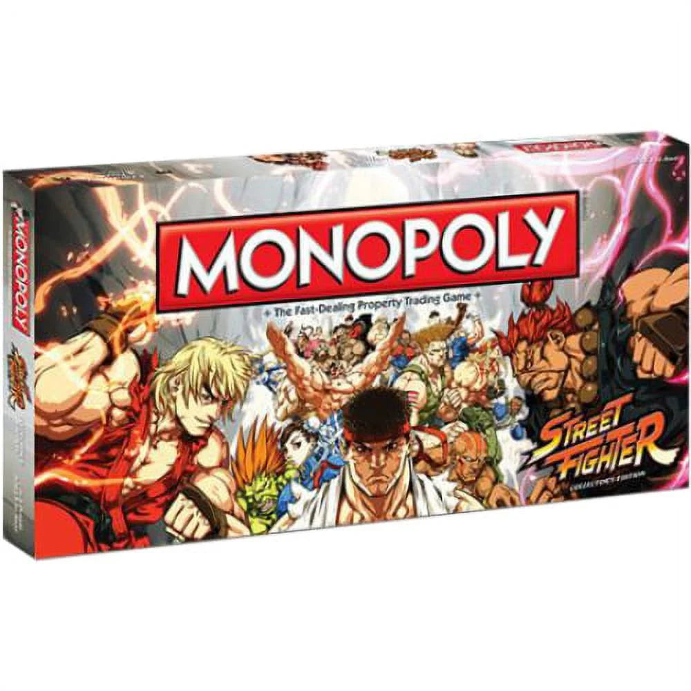 Monopoly: Street Fighter Edition Mosf Board Game, by