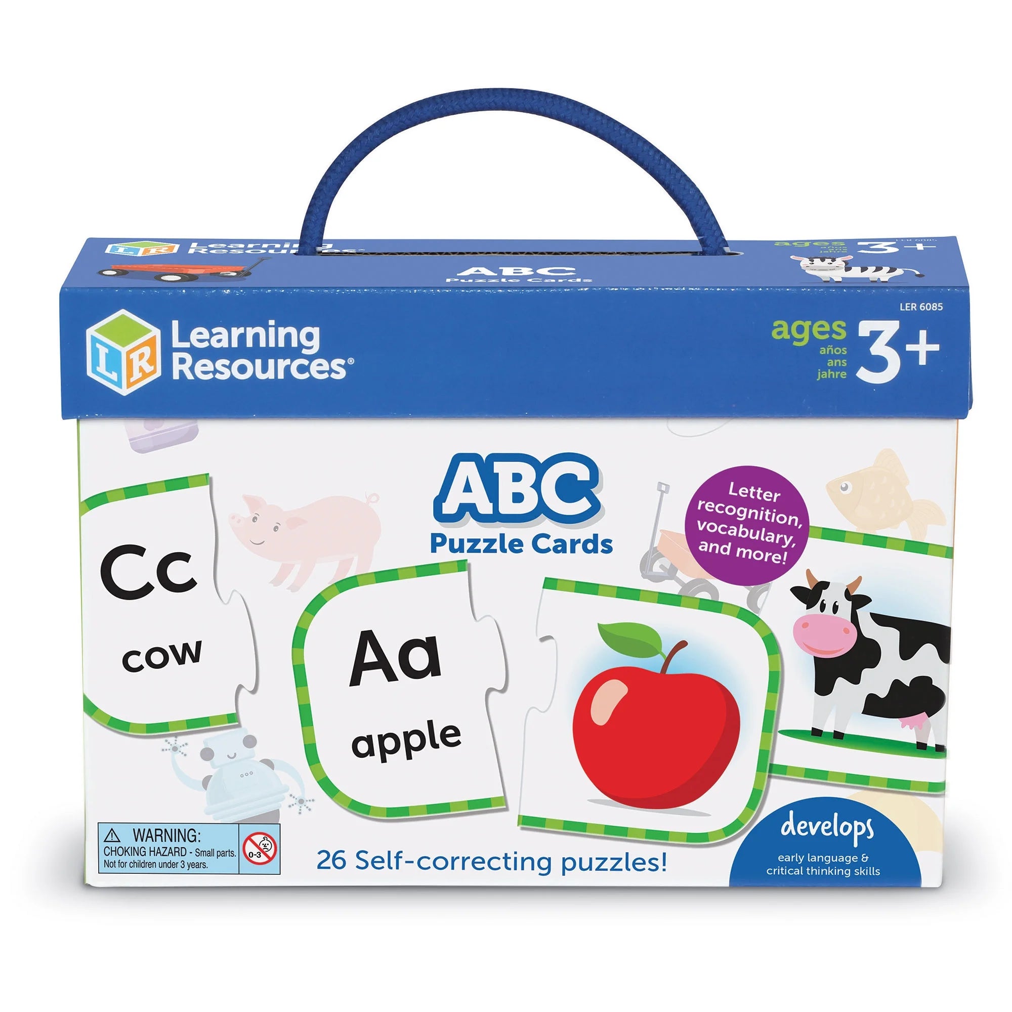 ABC Puzzle Cards, Kindergarten Readniness, Boys, Girls, Ages 3 4 5+