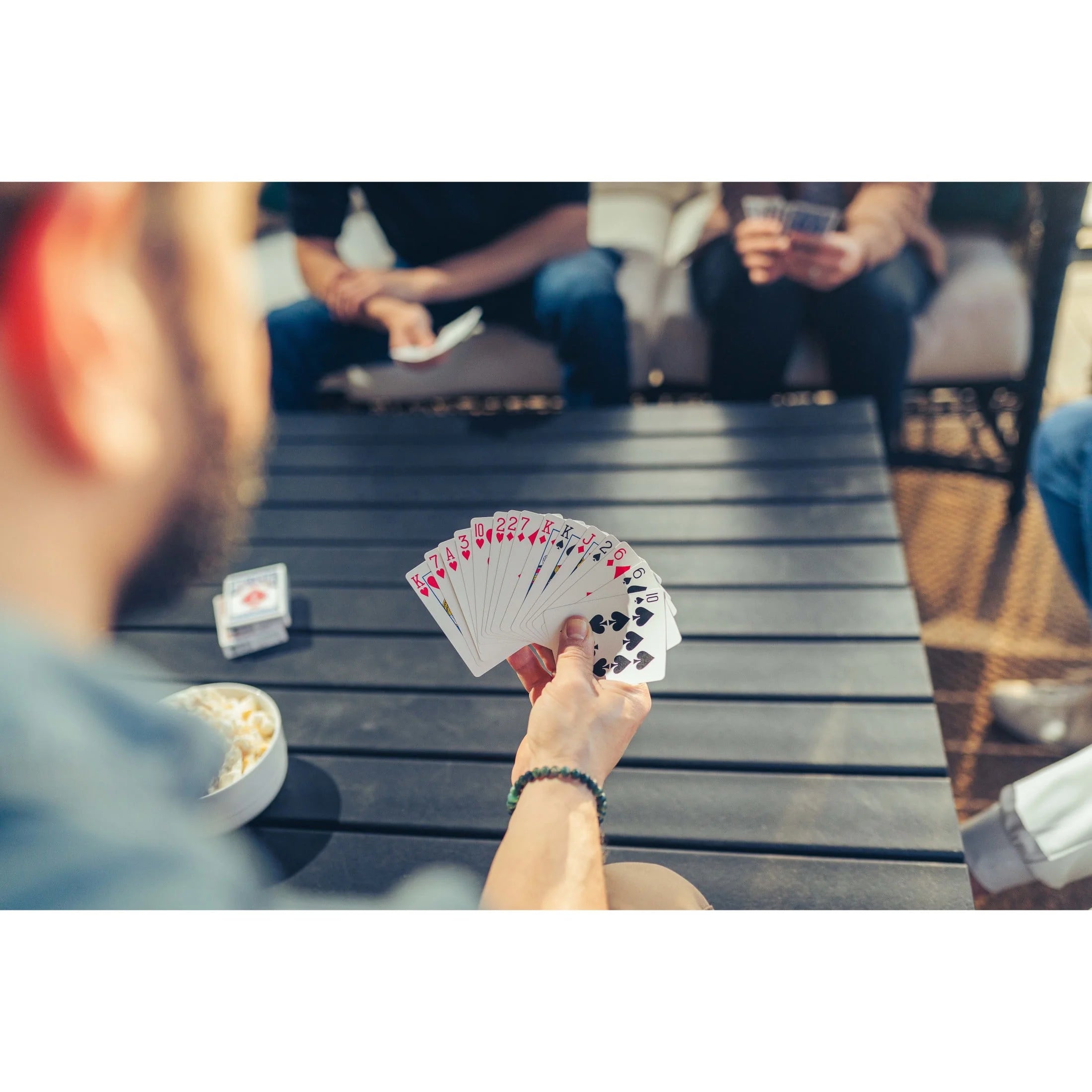 Playing Cards, Jumbo Index, 1 Deck (Red or Blue - Color May Vary)