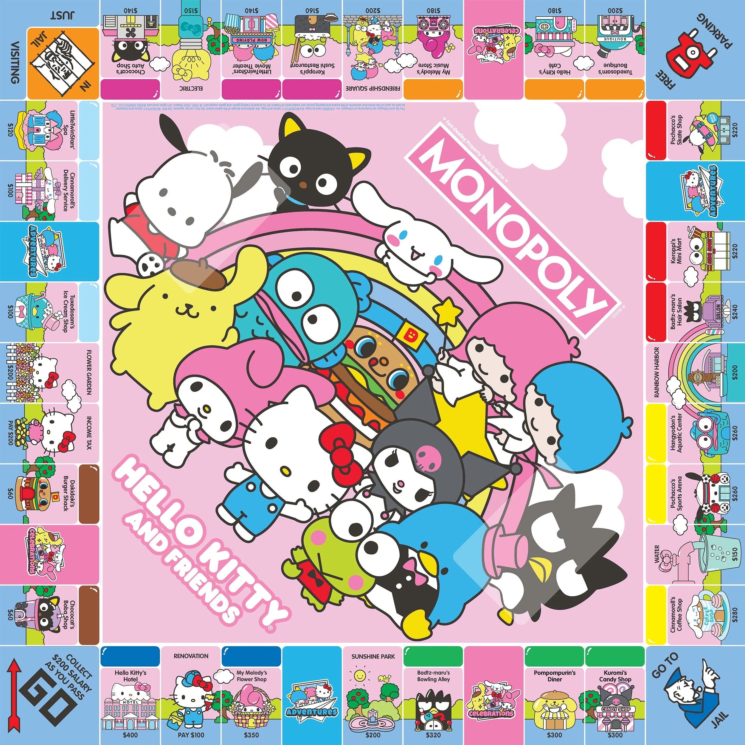 Monopoly® Hello Kitty®And Friends Board Game, by