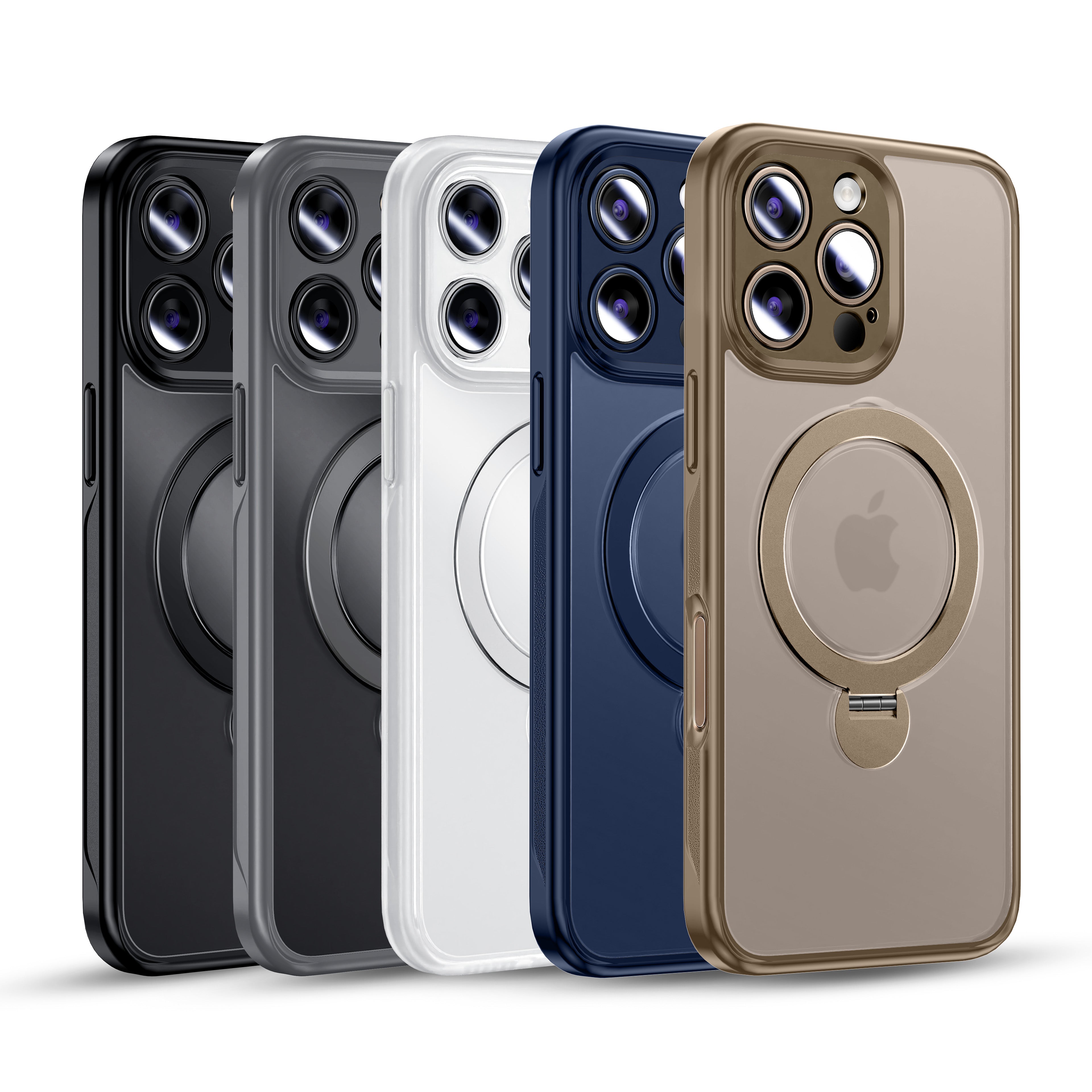 360° Invisible Magnetic Stand Phone Case