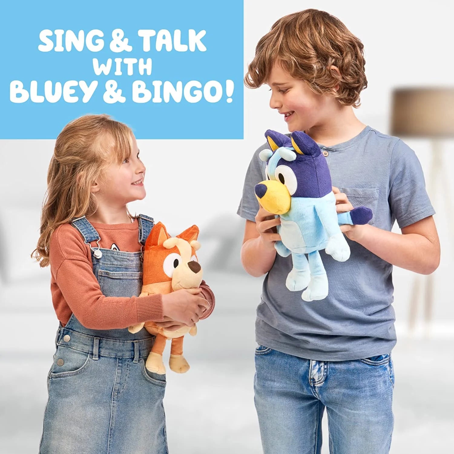 , Talking Bingo 12 Inch Plush, Toys for Kids 3-6 Years