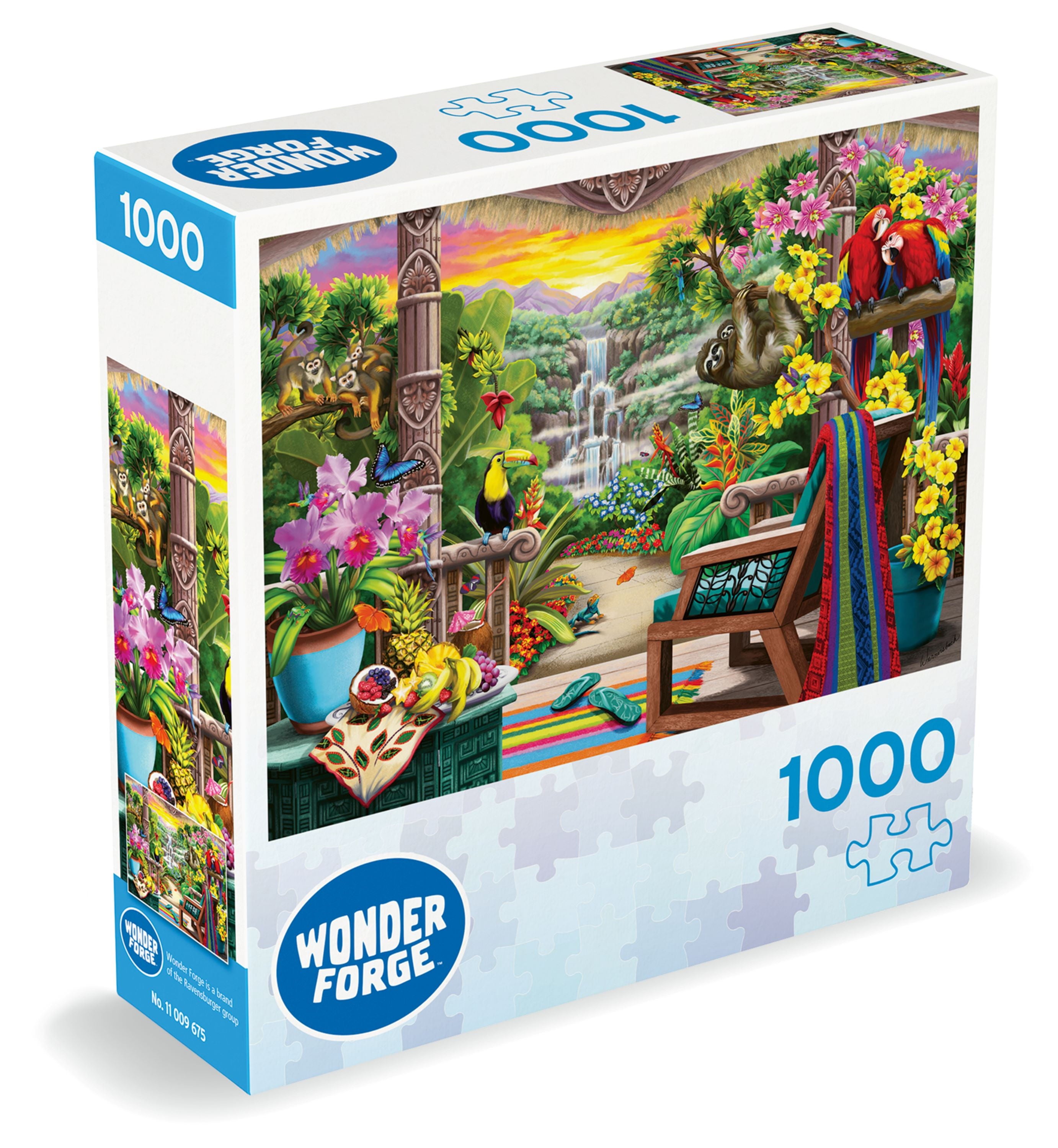 Wonder Forge Puzzle Series - Tropical Retreat (2024), 1000 Piece Jigsaw Puzzle