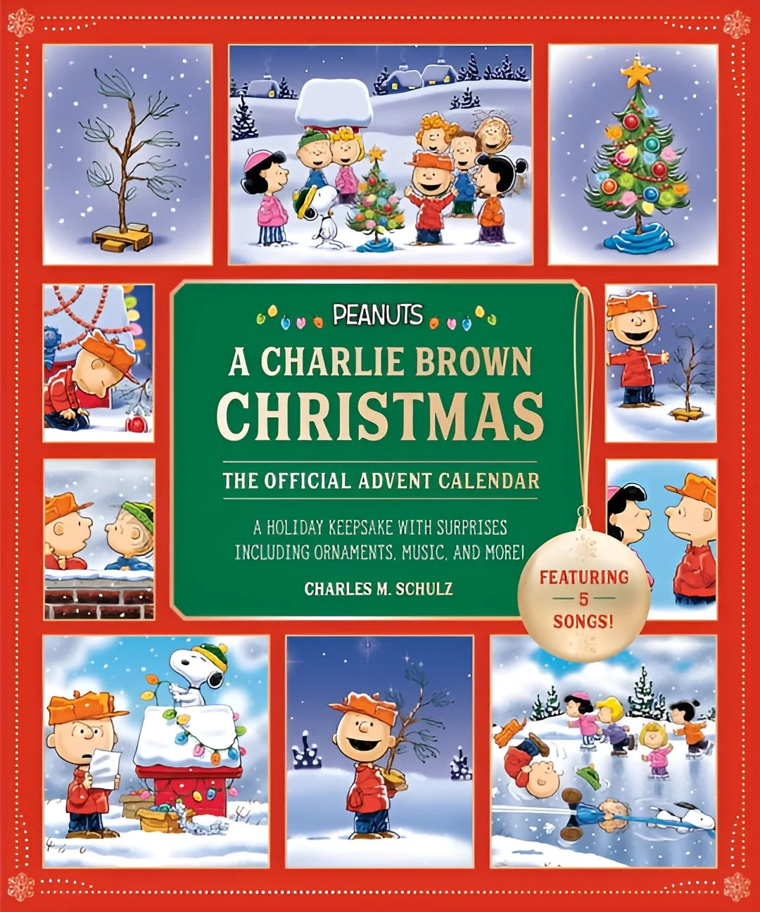 Peanuts: a Charlie Brown Christmas: the Official Advent Calendar (Featuring 5 Songs!): a Holiday Keepsake with Surprises, (Paperback)