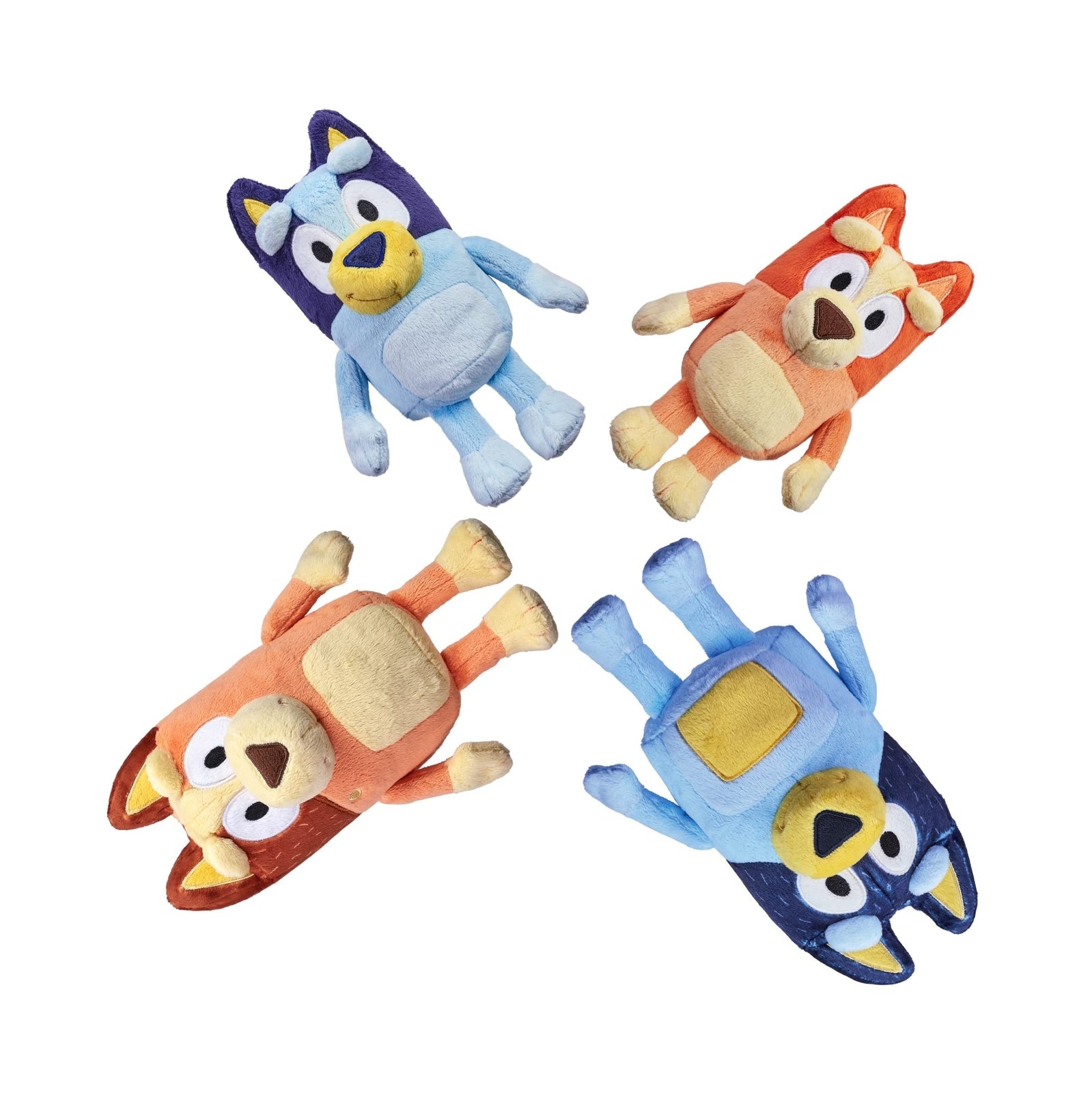 Bluey Heeler Family Plush Set 4 Plush 7-8" Figures