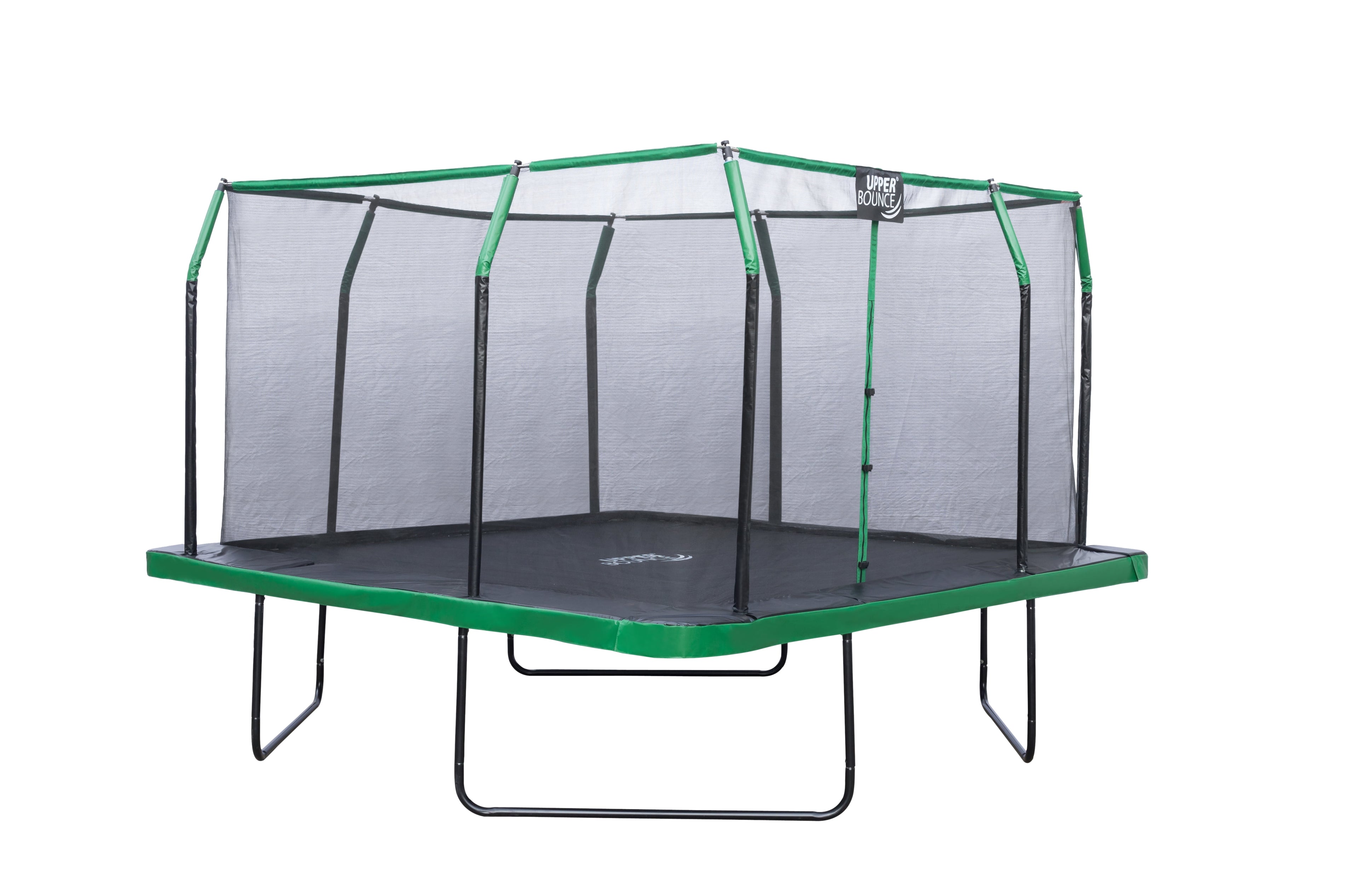 Machrus  16X16 FT Square Trampoline with Top-Ring Enclosure & Safety Pad – Outdoor Trampoline for Kids & Adults, Perfect for Backyard Jumping & Gymnastics Fun