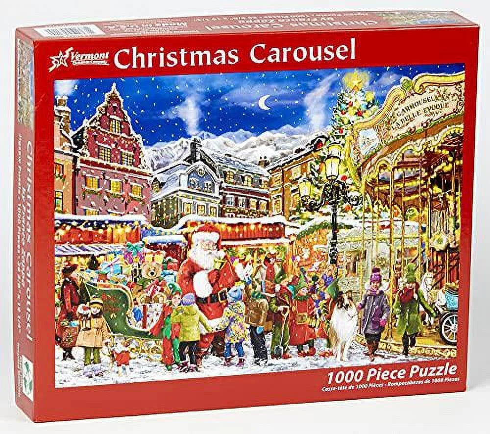 Christmas Carousel Jigsaw Puzzle 1000 Piece