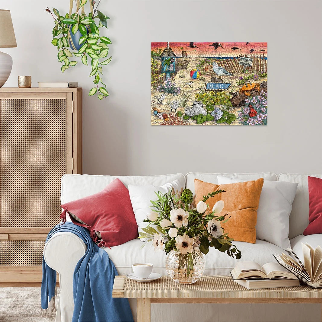 Wonder Forge Puzzle Series - Don'T Disturb the Plovers, 1000 Pc Jigsaw Puzzle, Teens & Adults Ages 14+