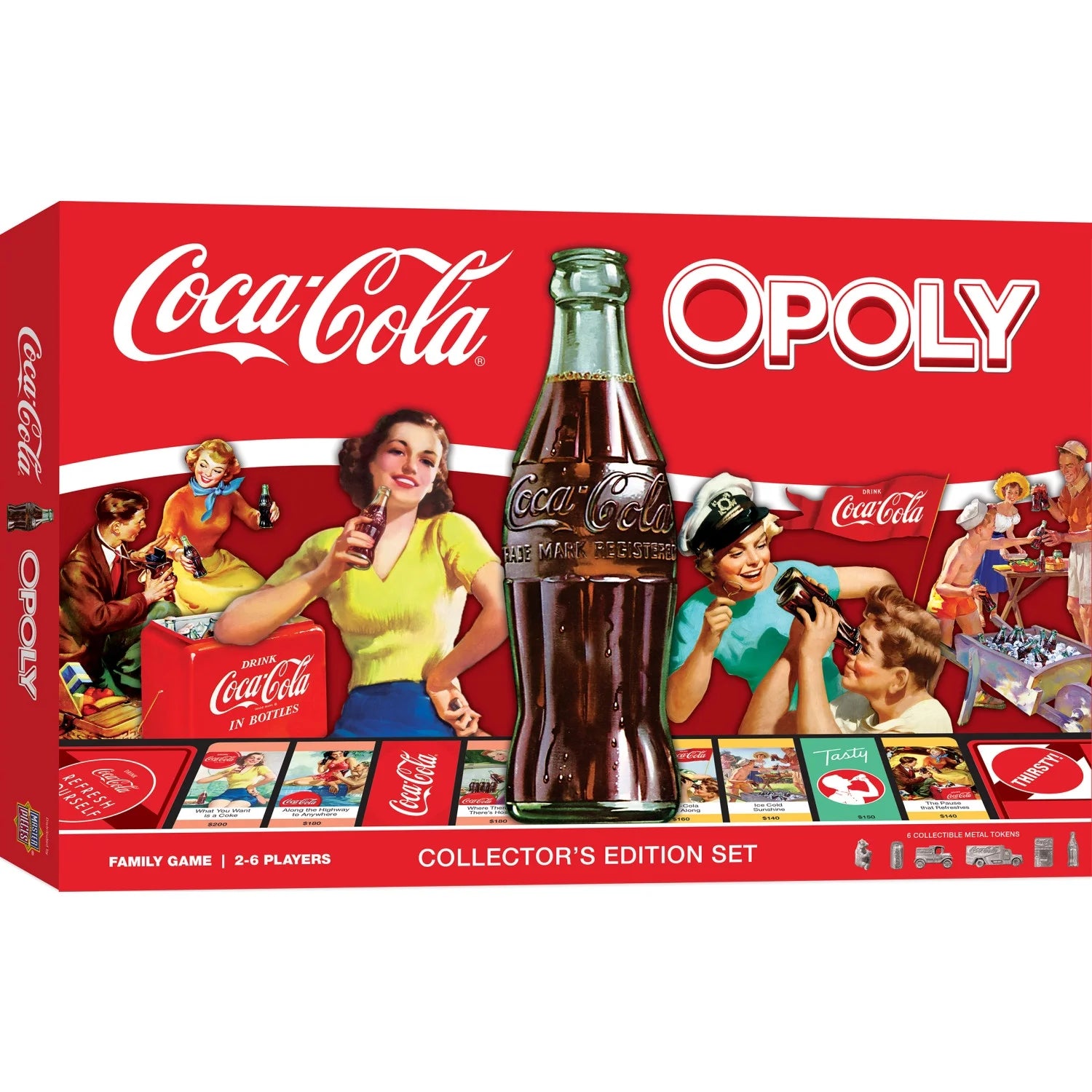 Opoly Family Board Games - Coca-Cola Opoly
