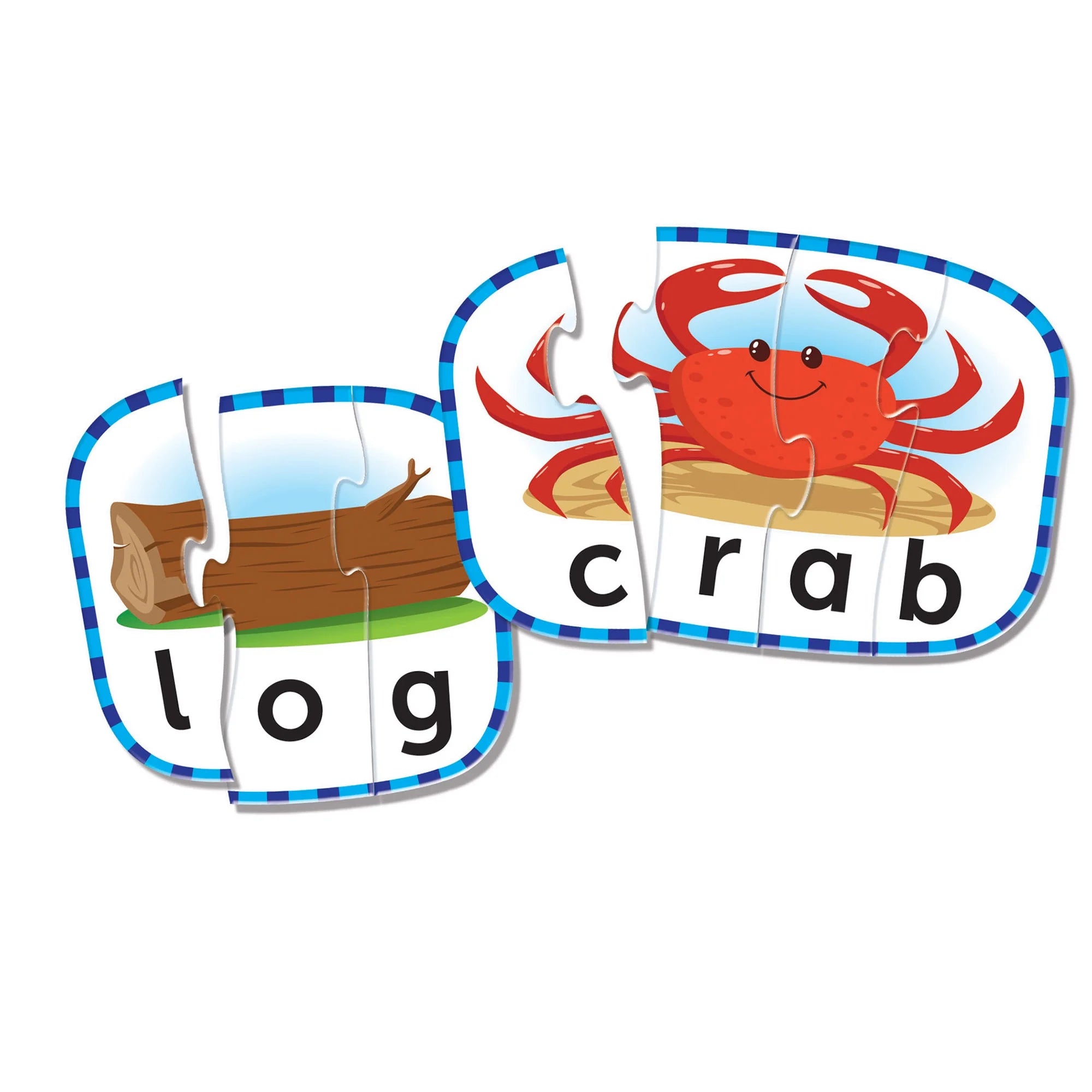 Spelling Puzzle Cards, Kindergarten Readiness, Ages 4+