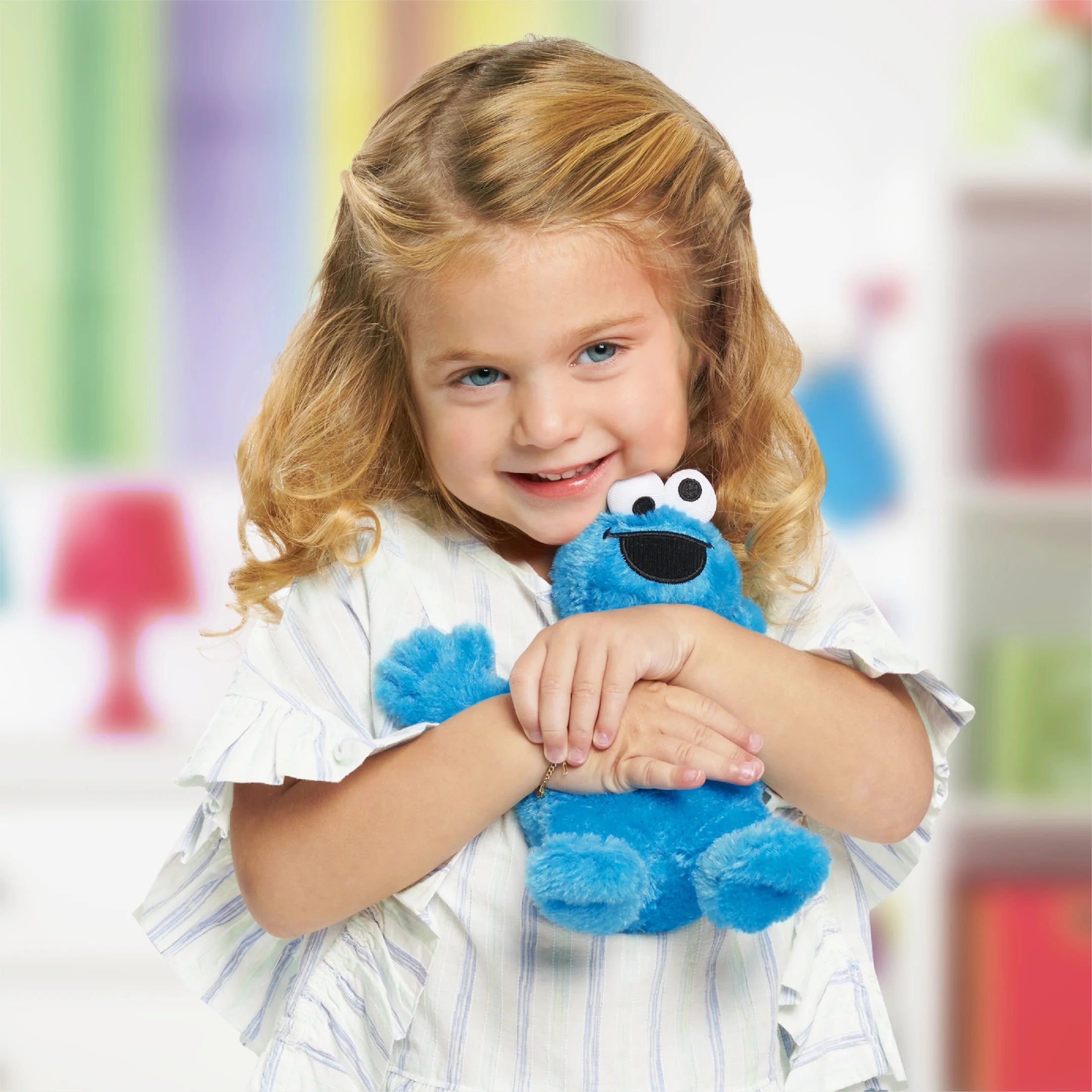 Friends 8-Inch Cookie Monster Sustainable Plush Stuffed Animal Baby and Toddler Toys