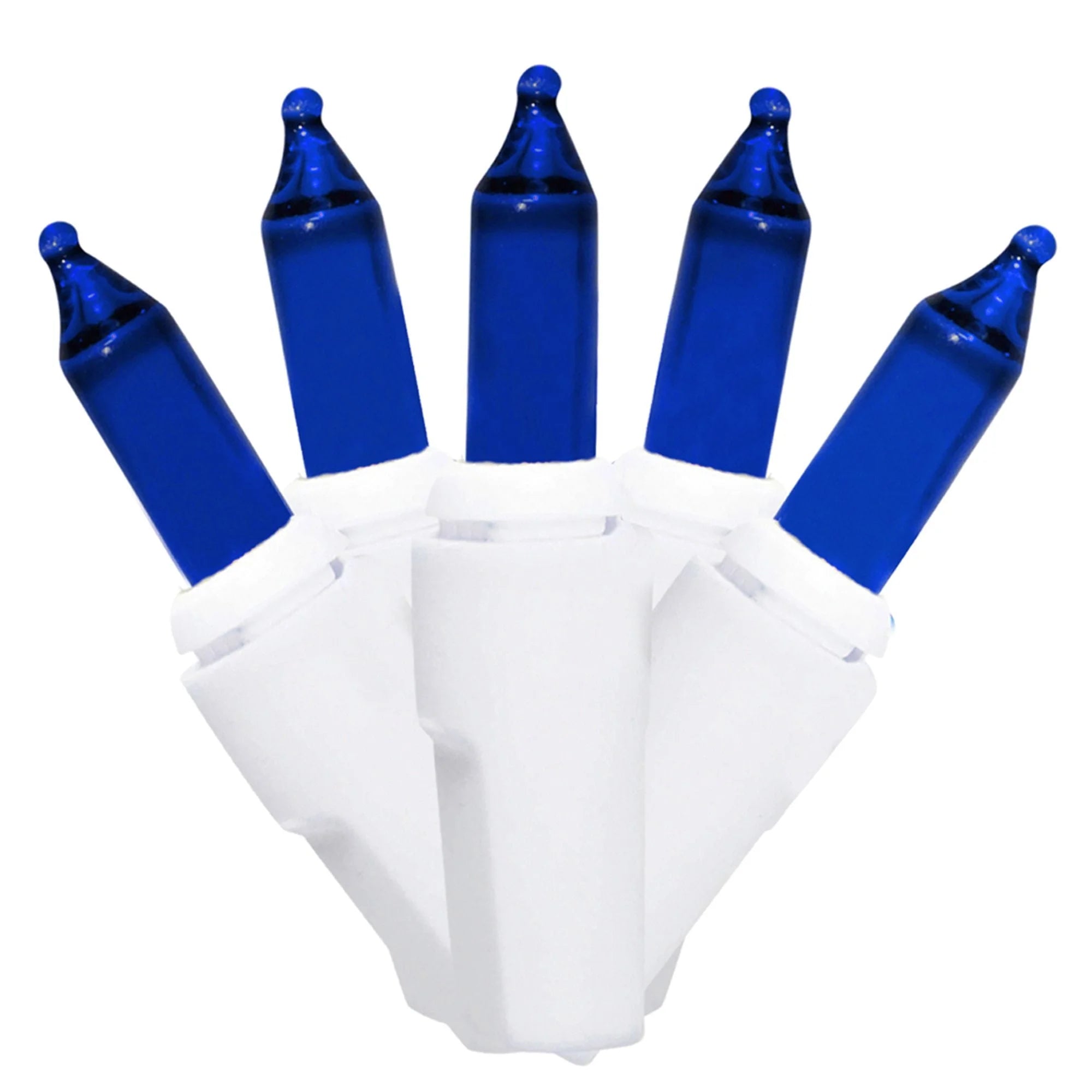 100 Count Mini String Christmas Lights, Clear - 22 Feet Indoor/Outdoor Christmas Tree Lights with Green Wire