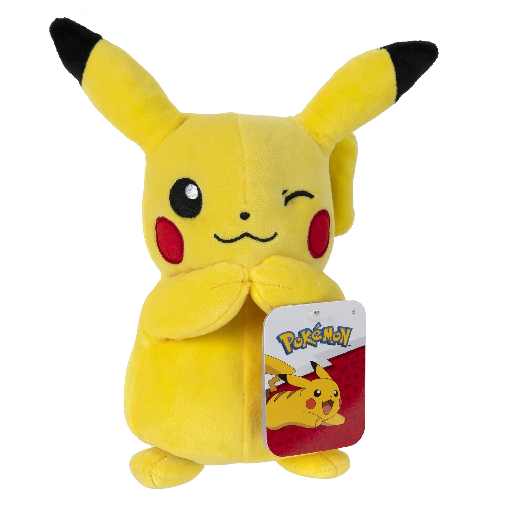 8" Plush Pikachu Winking(Selections May Vary)