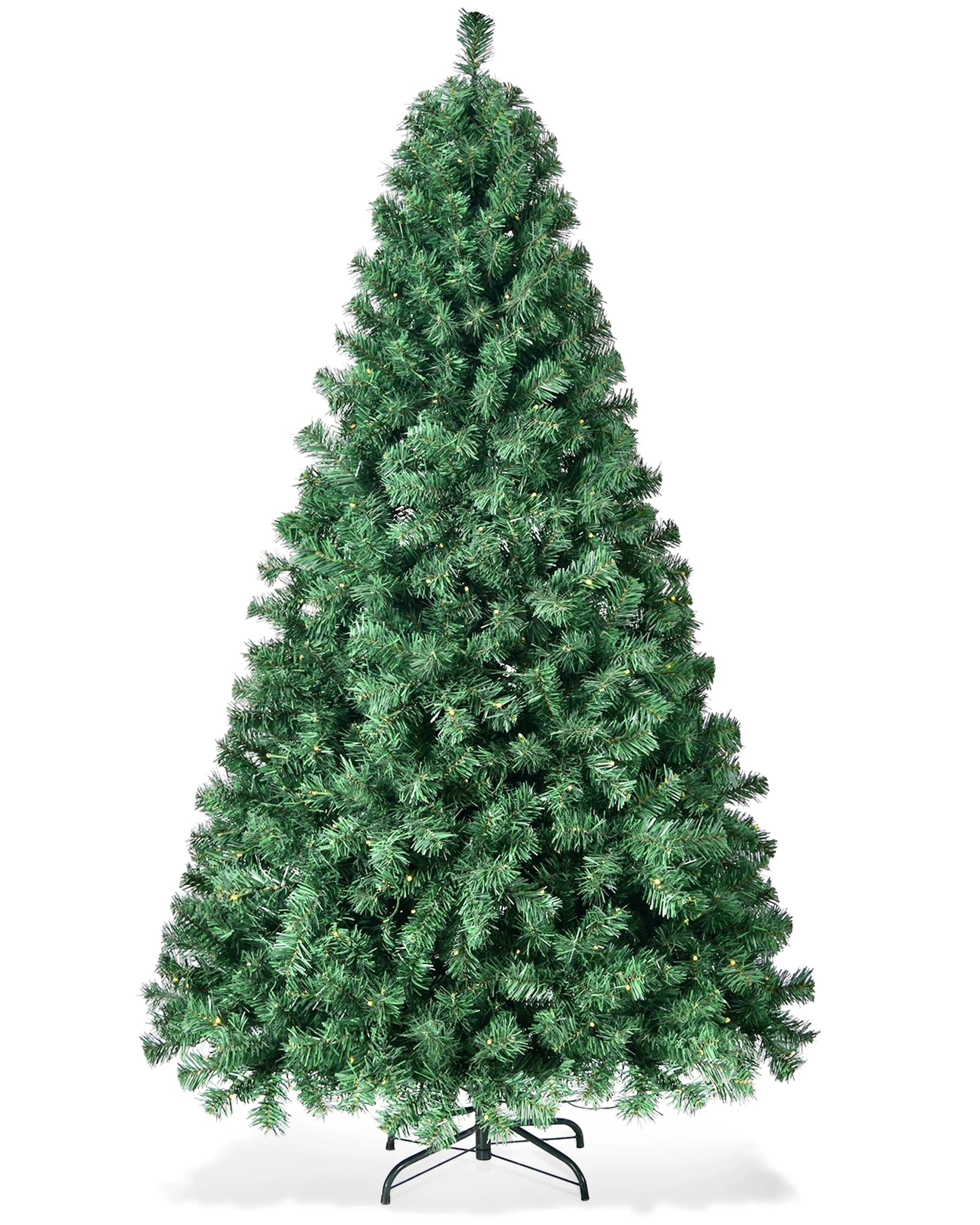 Christmas Tree 6Ft Artificial Hinged Xmas Tree with 1120 Branch Tips, Green