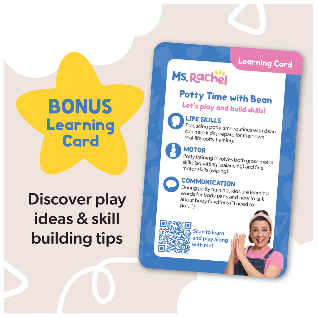 Official Potty Time with Bean Doll for 18 Months - 3+ Years