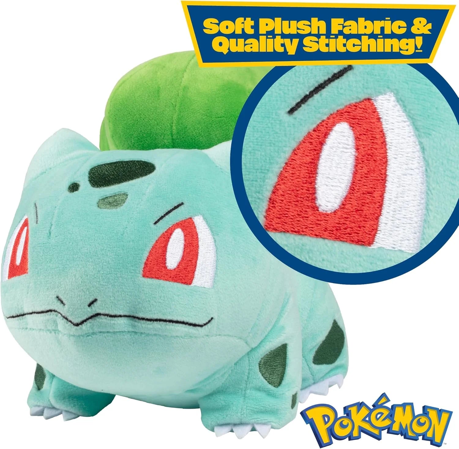 Pokémon Bulbasaur 8 Inch Plush - Authentic Details - Toys for Kids(Selections May Vary)