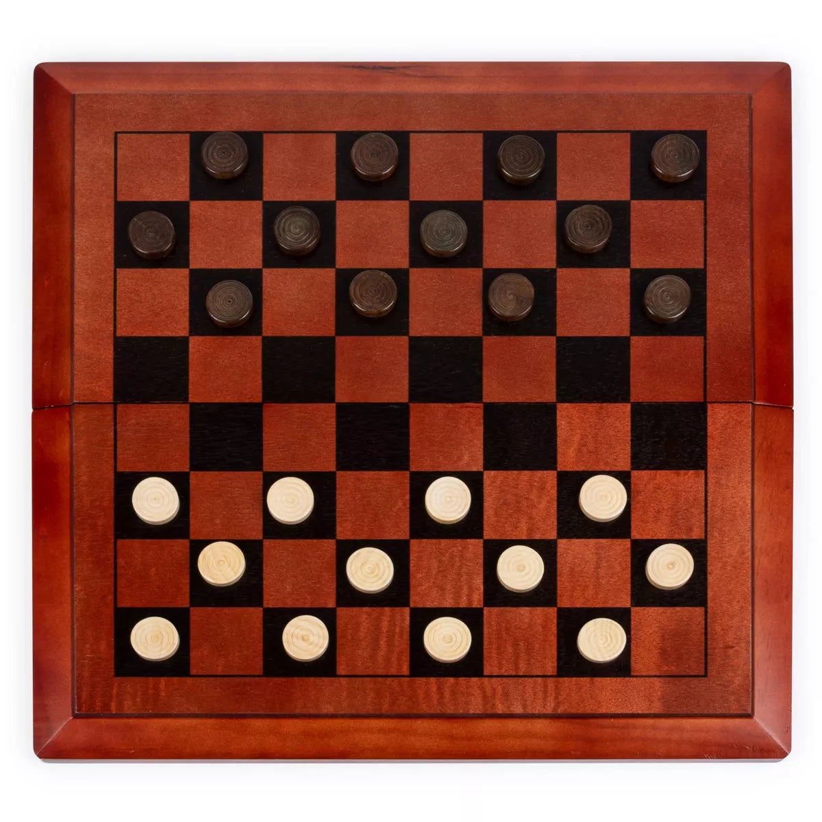 Game Gallery Wood Chess & Checkers Set