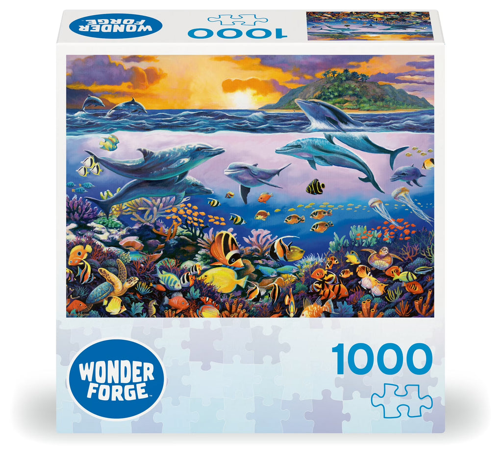 : Wonder Forge Puzzle Series - Underwater Frolic (2024), 1000 Piece Jigsaw Puzzle