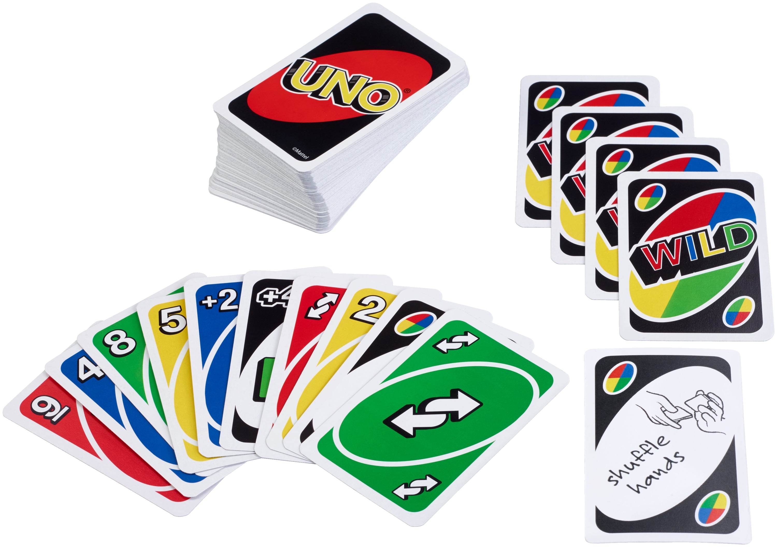 Card Game for Kids, Adults & Family Game Night, Original  Game of Matching Colors & Numbers