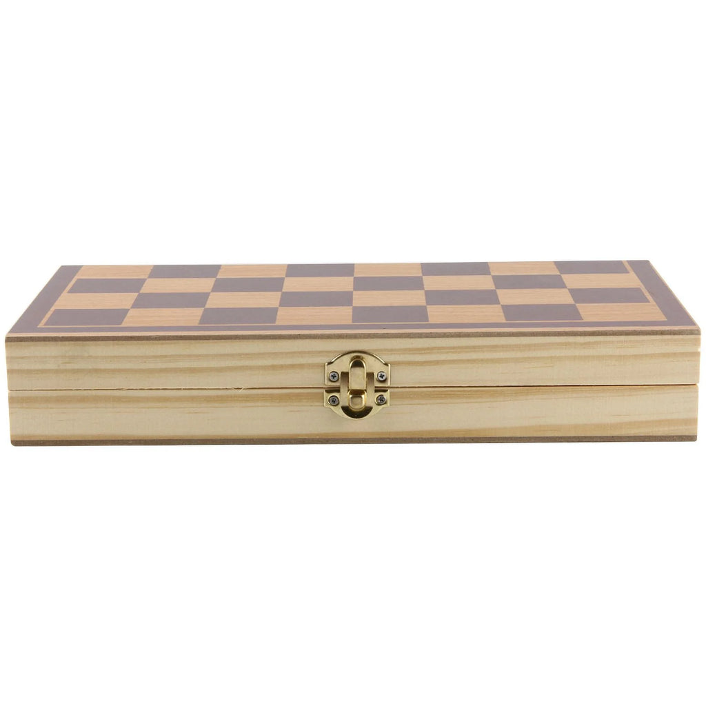 Classic Modern Wooden Chess Pieces Games Foldable Board Set Traditional Games Toy for Men Adult with Queens