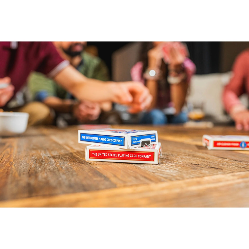 Playing Cards, Jumbo Index, 1 Deck (Red or Blue - Color May Vary)