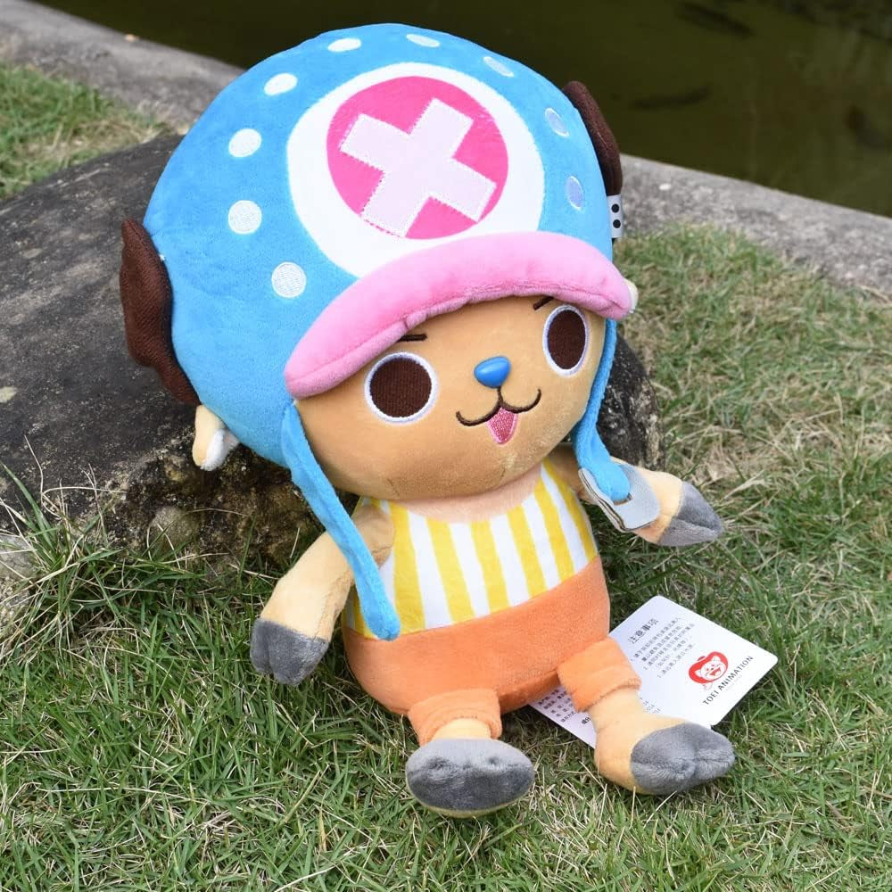 Plush Figure Toys Plush Toy Tony Tony Chopper Anime Stuffed Plush Doll 11.7 Inches(Blue)