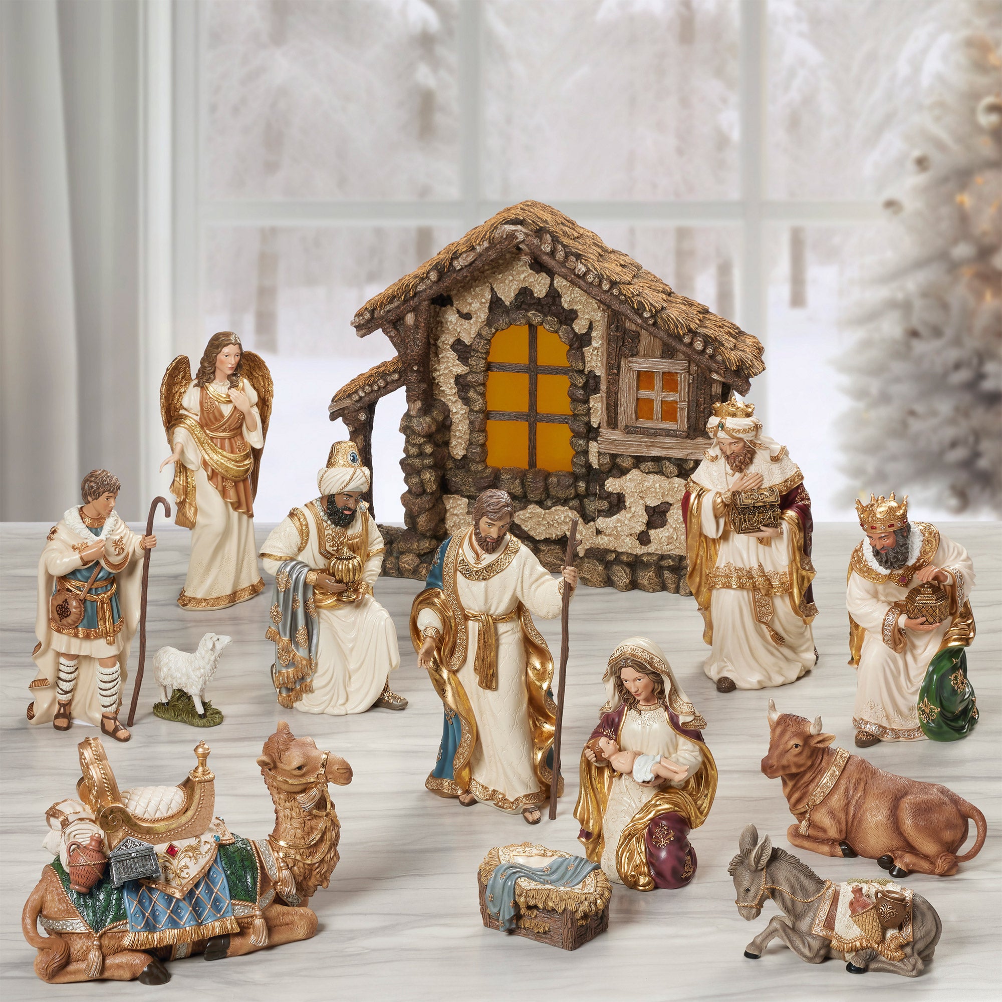 Nativity Set, 14-Piece