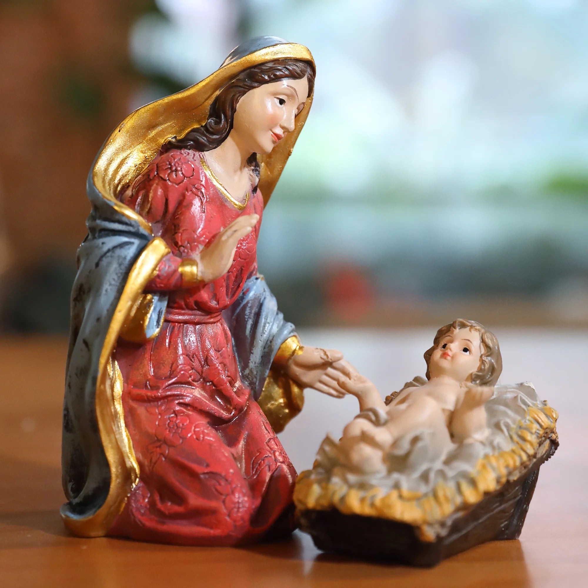 Nativity Set Nativity Scene Holidays Décor Christmas Stable Birthday Gift 11 Piece 8''