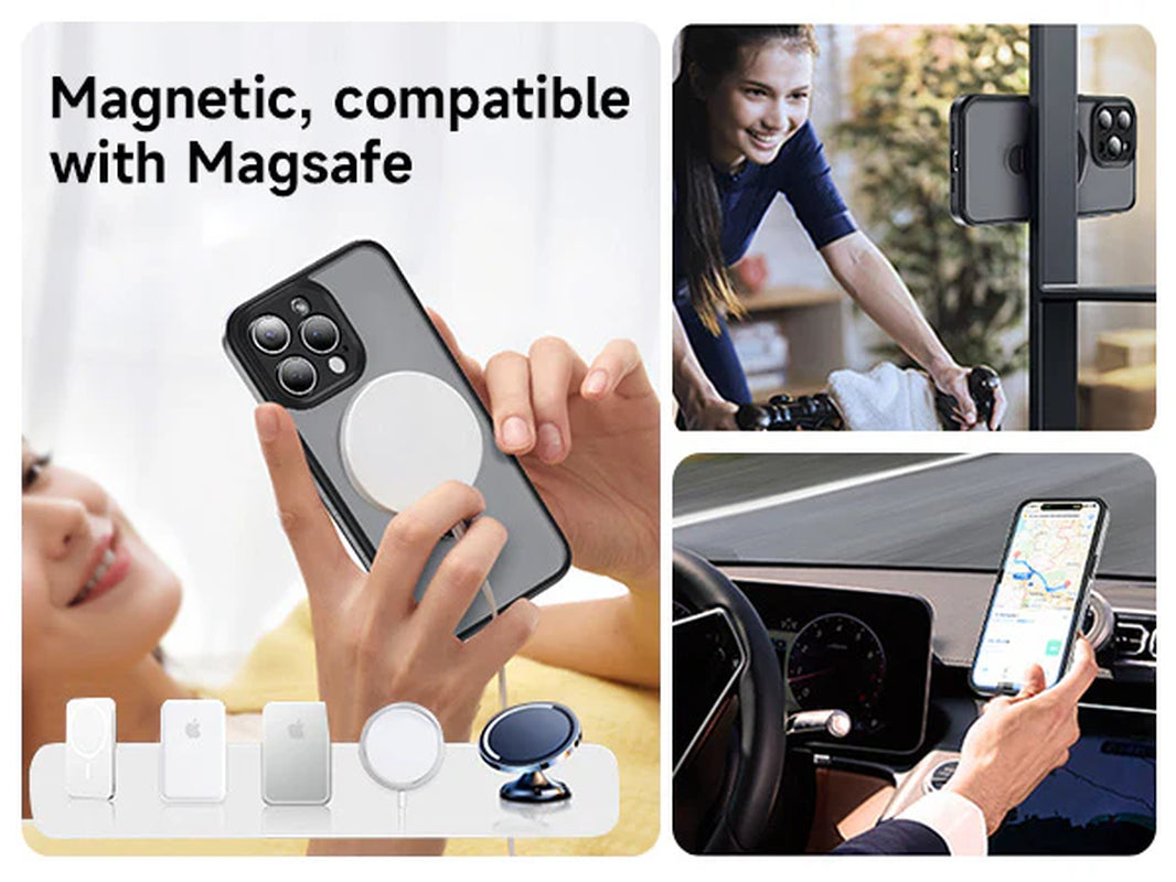 360° Invisible Magnetic Stand Phone Case