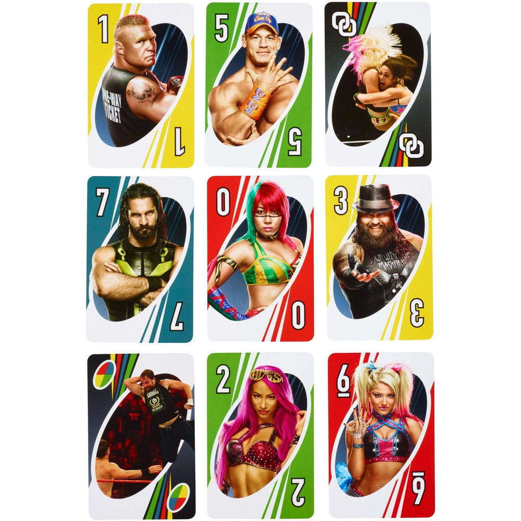WWE Superstars Matching Card Game for 2-10 Players Ages 7Y+