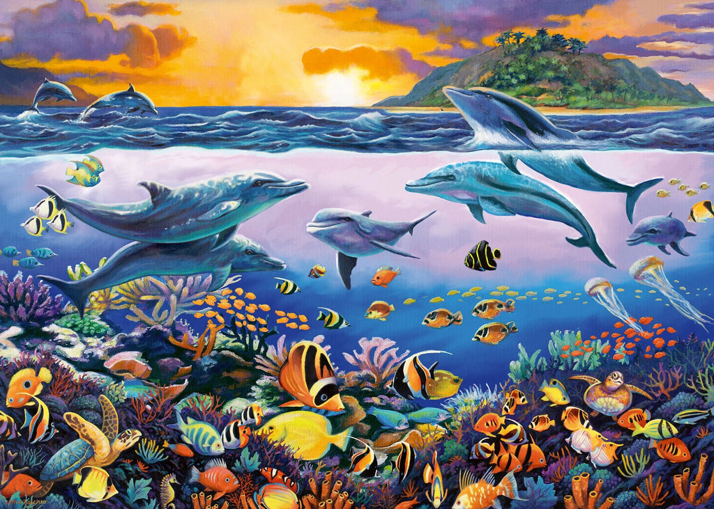 : Wonder Forge Puzzle Series - Underwater Frolic (2024), 1000 Piece Jigsaw Puzzle