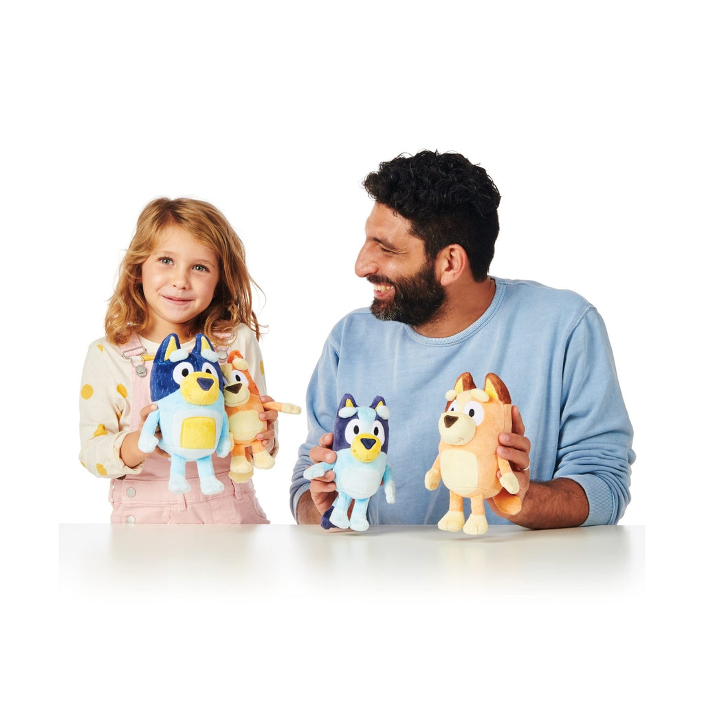 Bluey Heeler Family Plush Set 4 Plush 7-8" Figures