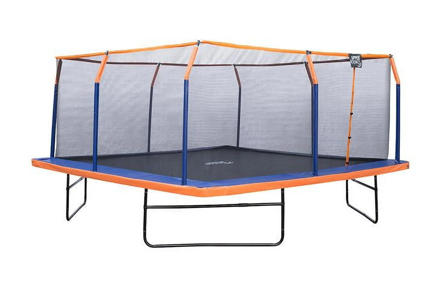 Machrus  16X16 FT Square Trampoline with Top-Ring Enclosure & Safety Pad – Outdoor Trampoline for Kids & Adults, Perfect for Backyard Jumping & Gymnastics Fun
