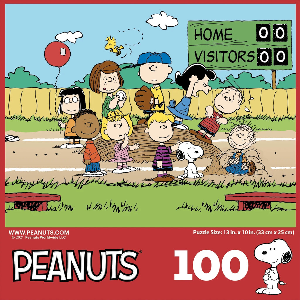 100 Piece Jigsaw Puzzle - Baseball