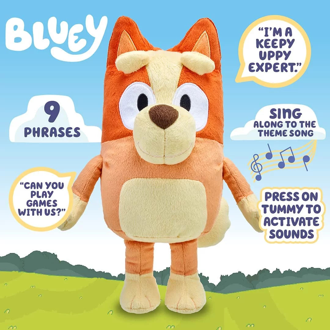 , Talking Bingo 12 Inch Plush, Toys for Kids 3-6 Years