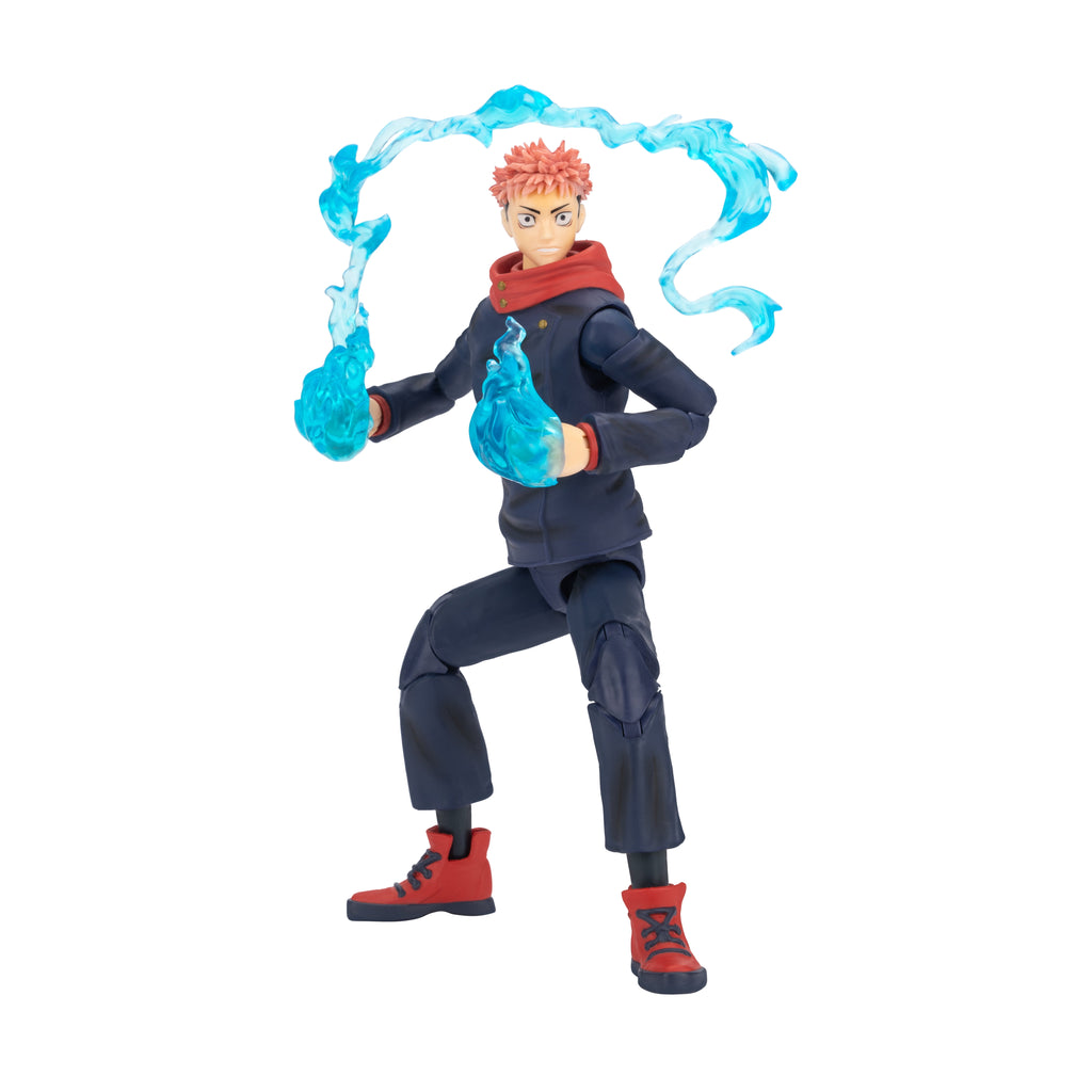 Yuji Itadori - 6.5 Inch Figure with Swappable Faceplates, Alternate Hands, and Energy Effects
