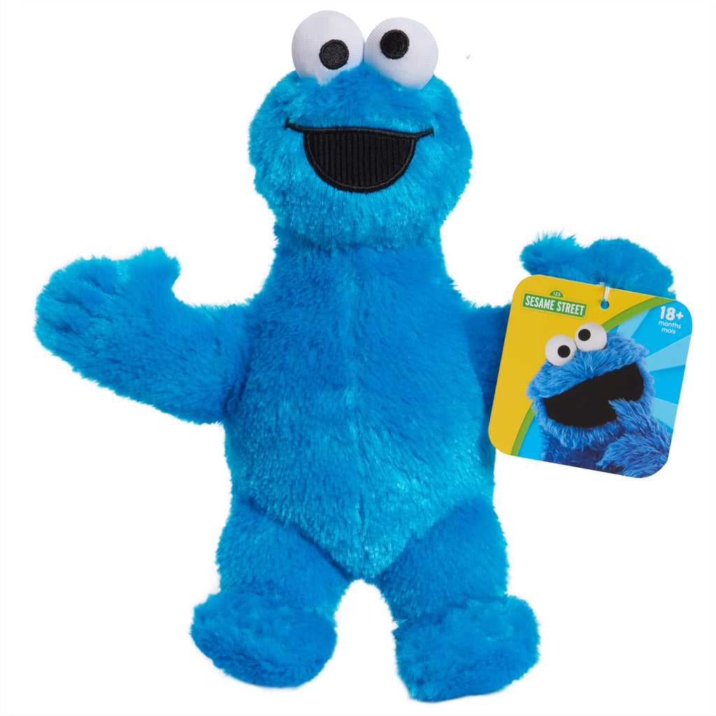 Friends 8-Inch Cookie Monster Sustainable Plush Stuffed Animal Baby and Toddler Toys