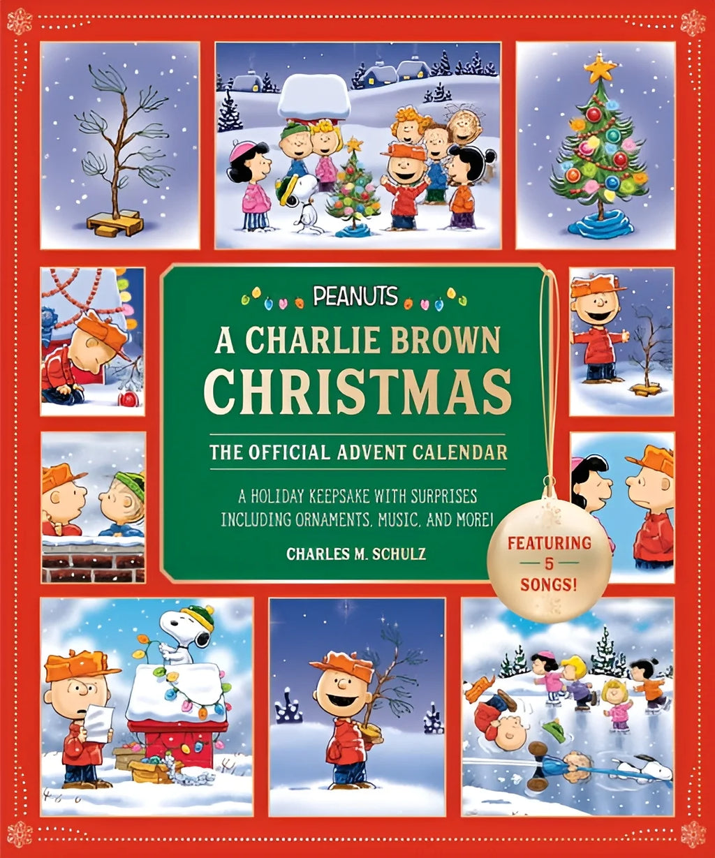 Peanuts: a Charlie Brown Christmas: the Official Advent Calendar (Featuring 5 Songs!): a Holiday Keepsake with Surprises, (Paperback)