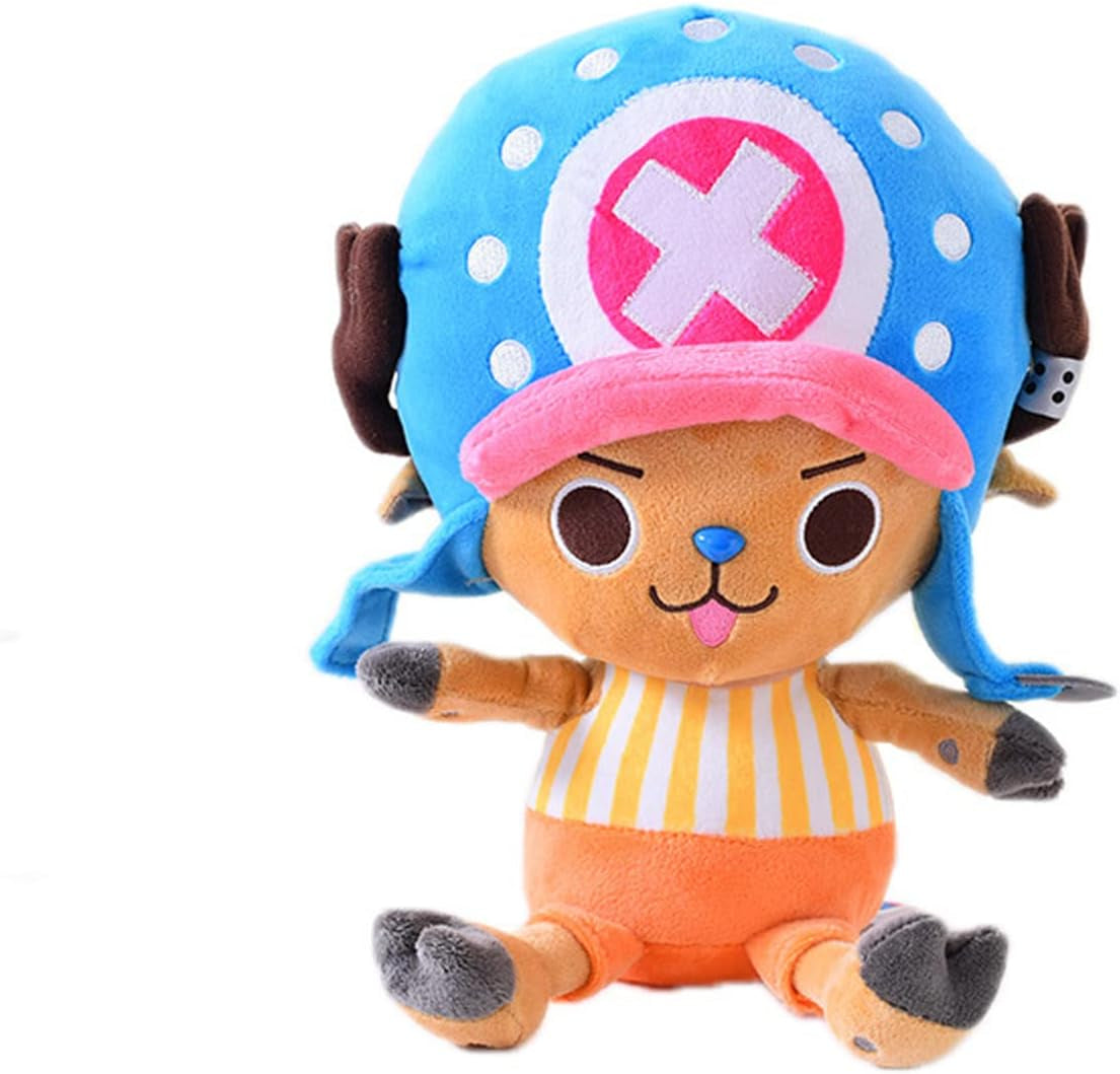 Plush Figure Toys Plush Toy Tony Tony Chopper Anime Stuffed Plush Doll 11.7 Inches(Blue)