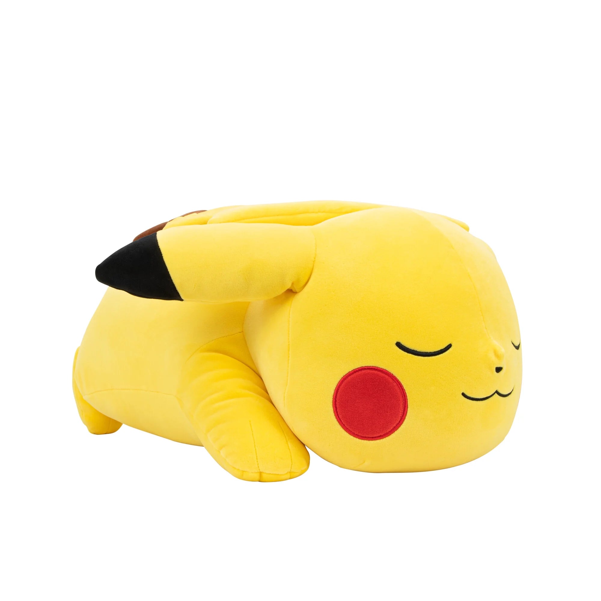 18” Plush Sleeping Pikachu - Cuddly- Must Have for Pokémon Fans- Plush for Traveling, Car Rides