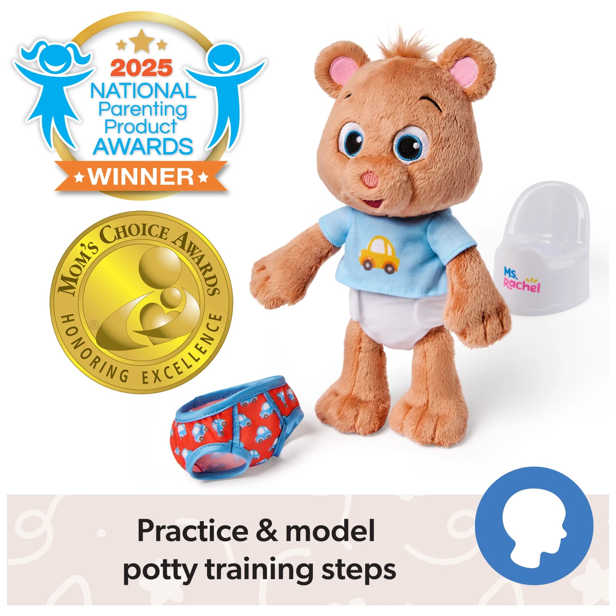 Official Potty Time with Bean Doll for 18 Months - 3+ Years