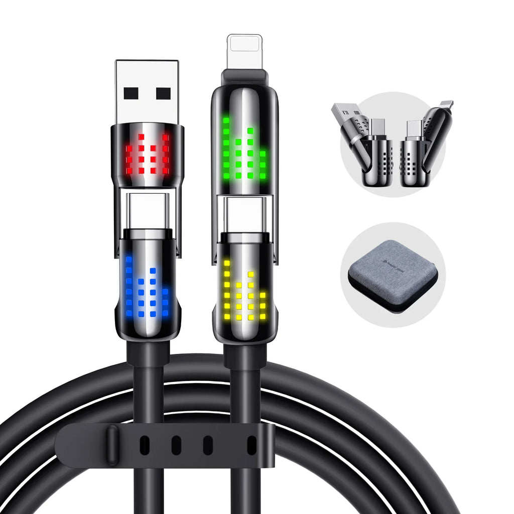 4-In-1 USB Charging Cable Mfish Fast Charging