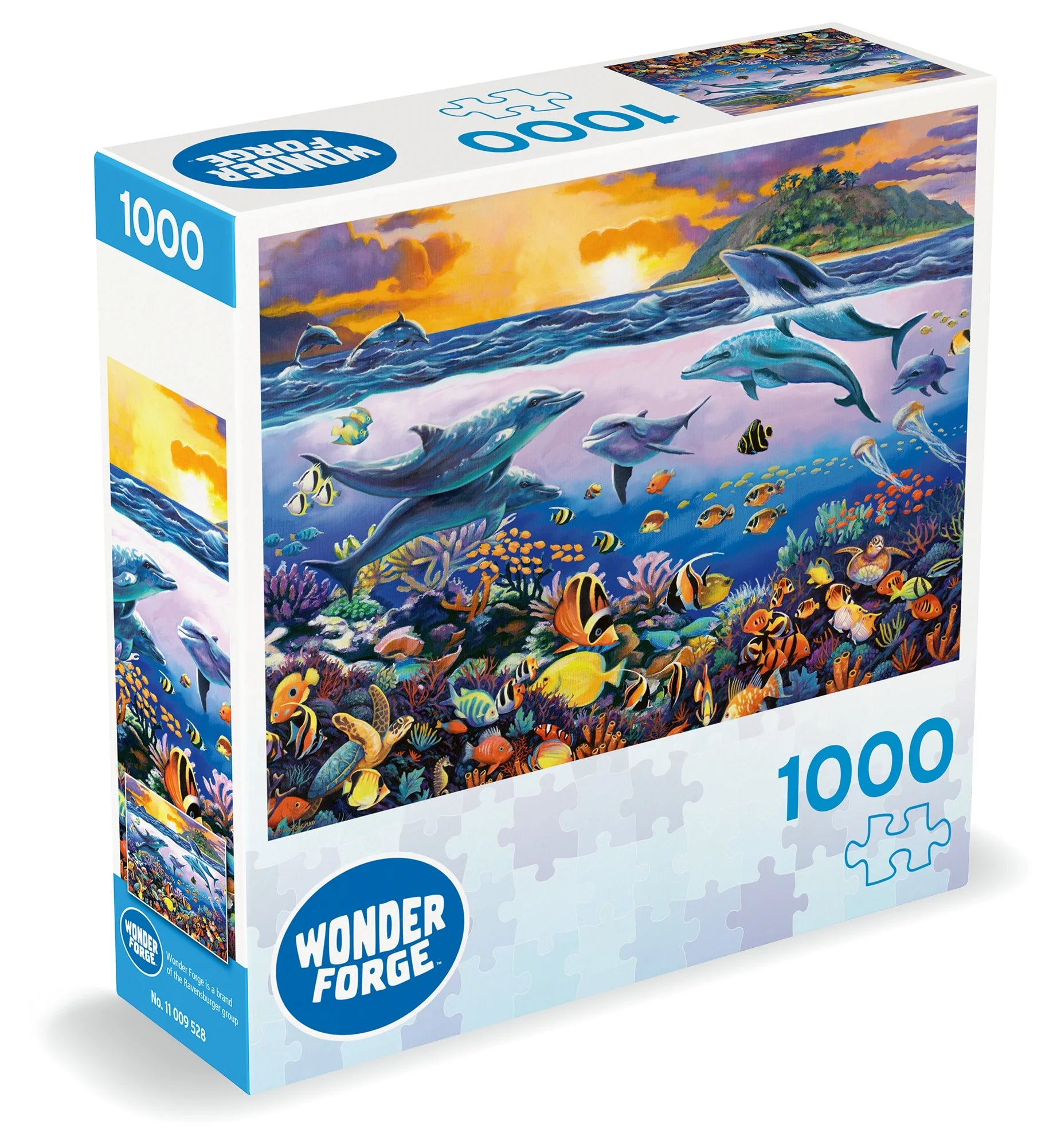 : Wonder Forge Puzzle Series - Underwater Frolic (2024), 1000 Piece Jigsaw Puzzle