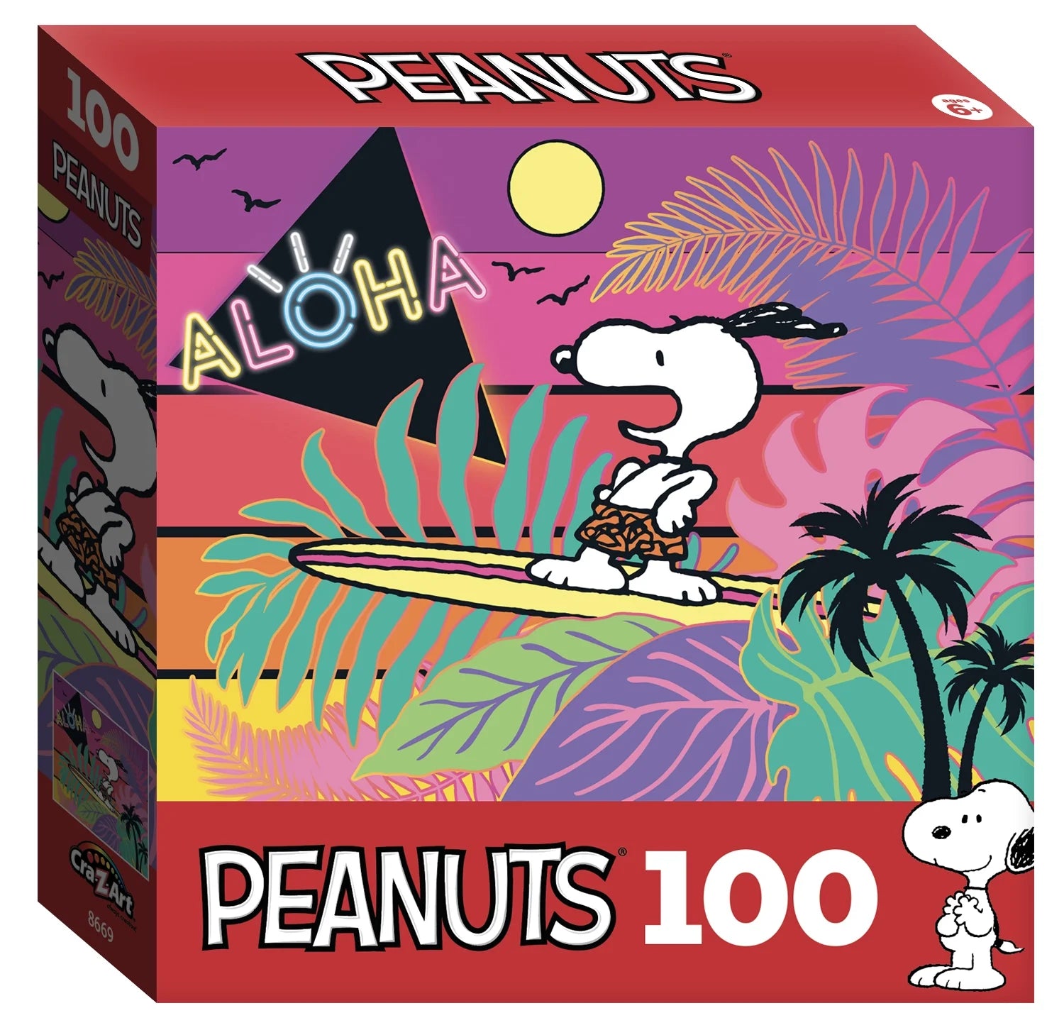 Peanuts 100-Piece Aloha Jigsaw Puzzle